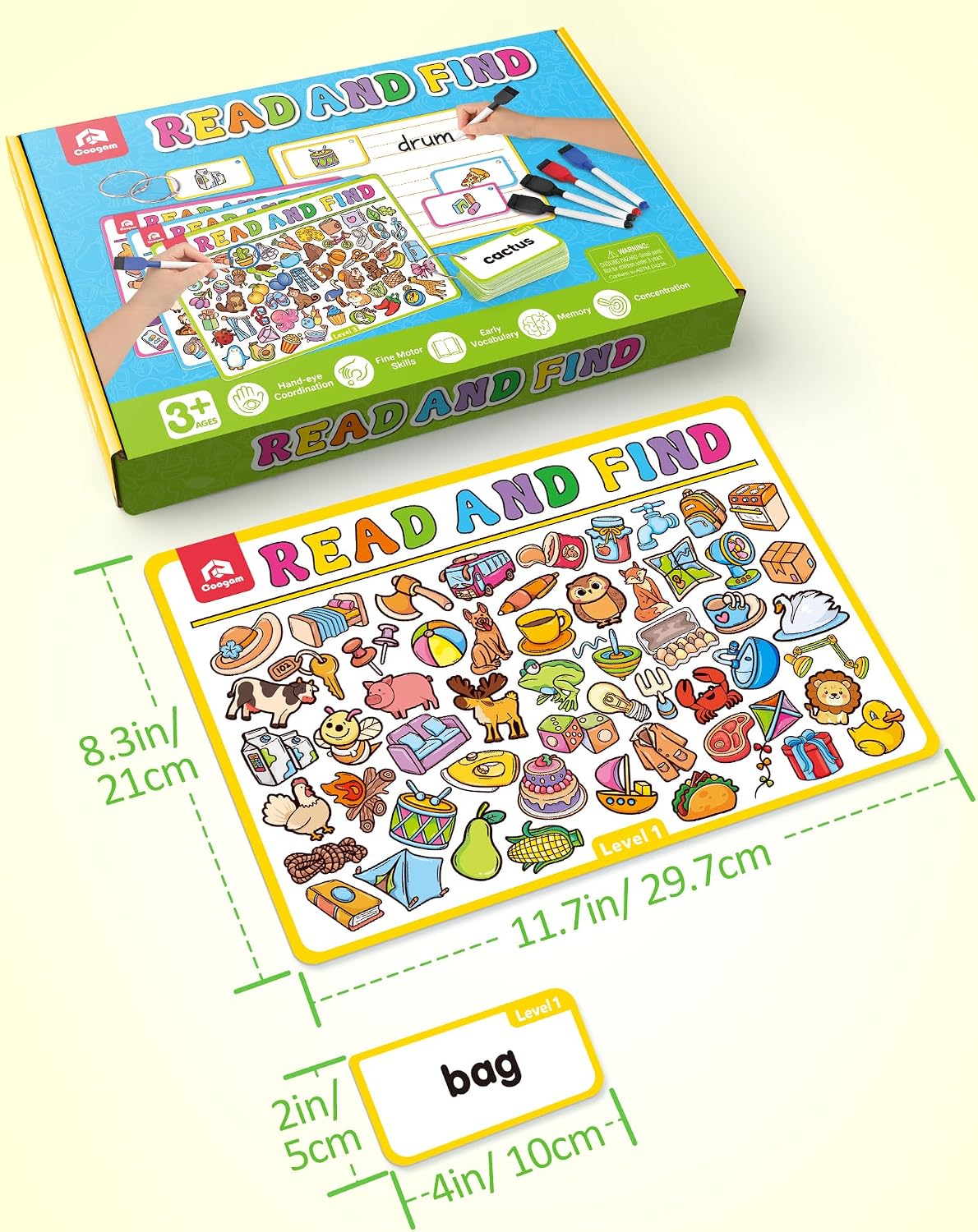 Thumbnail 4 de Coogam learning flashcards 220 word cards