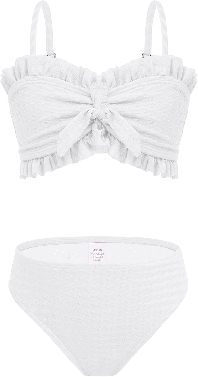 Detalle 2 de Arshiner Ragazze bikini 3 pezzi 5-14 anni