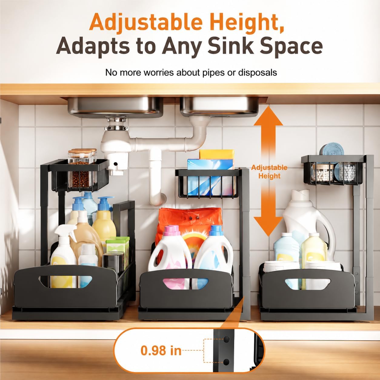 Thumbnail 4 de Under-Sink Organizer, 2-Pack