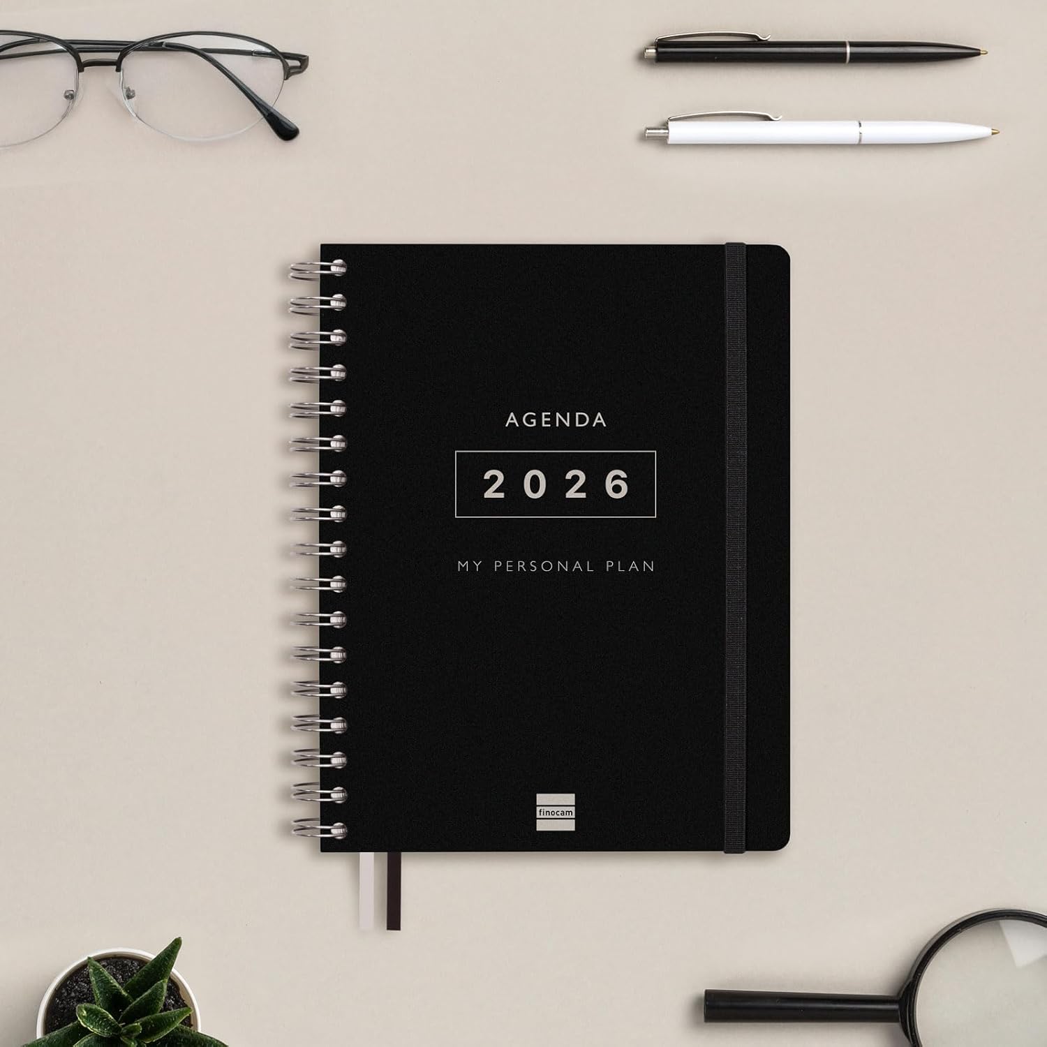 Thumbnail 2 de Finocam Agenda Tempus 16 meses 2025‑2026 Semana vista vertical 📔