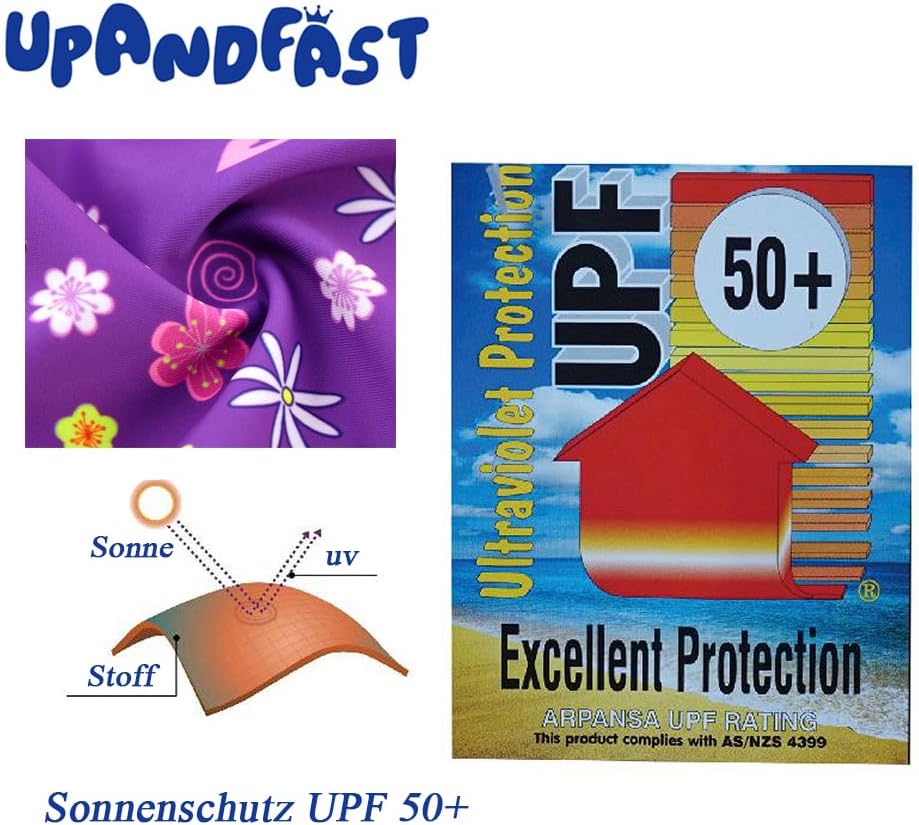 Thumbnail 4 de upandfast Baby Badeanzug mit Sonnenhut UPF 50+ – Ganzkörper-Schutz für sonnige Tage am Strand