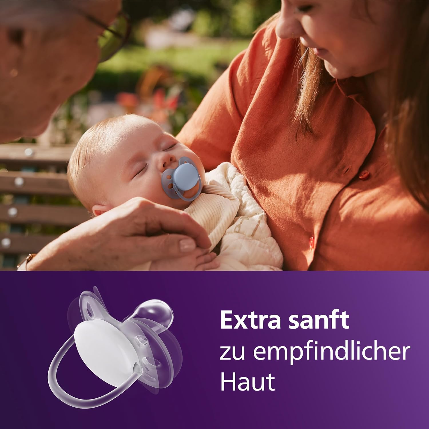 Detalle 2 de Philips Avent ultra soft Schnuller 0–6 Monate