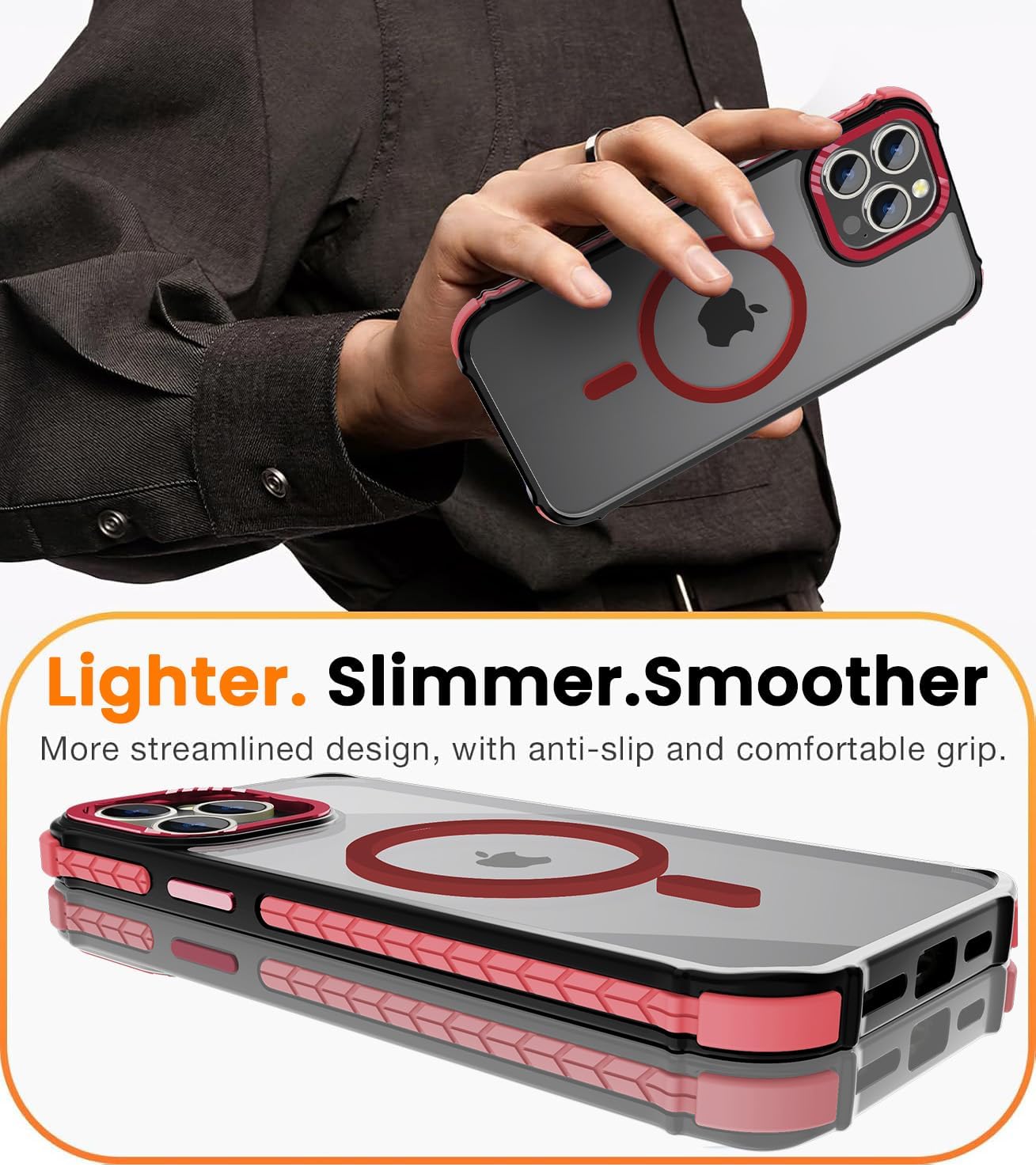 Thumbnail 5 de DEERLAMN Strong Magnetic Case for iPhone 15 Pro Max