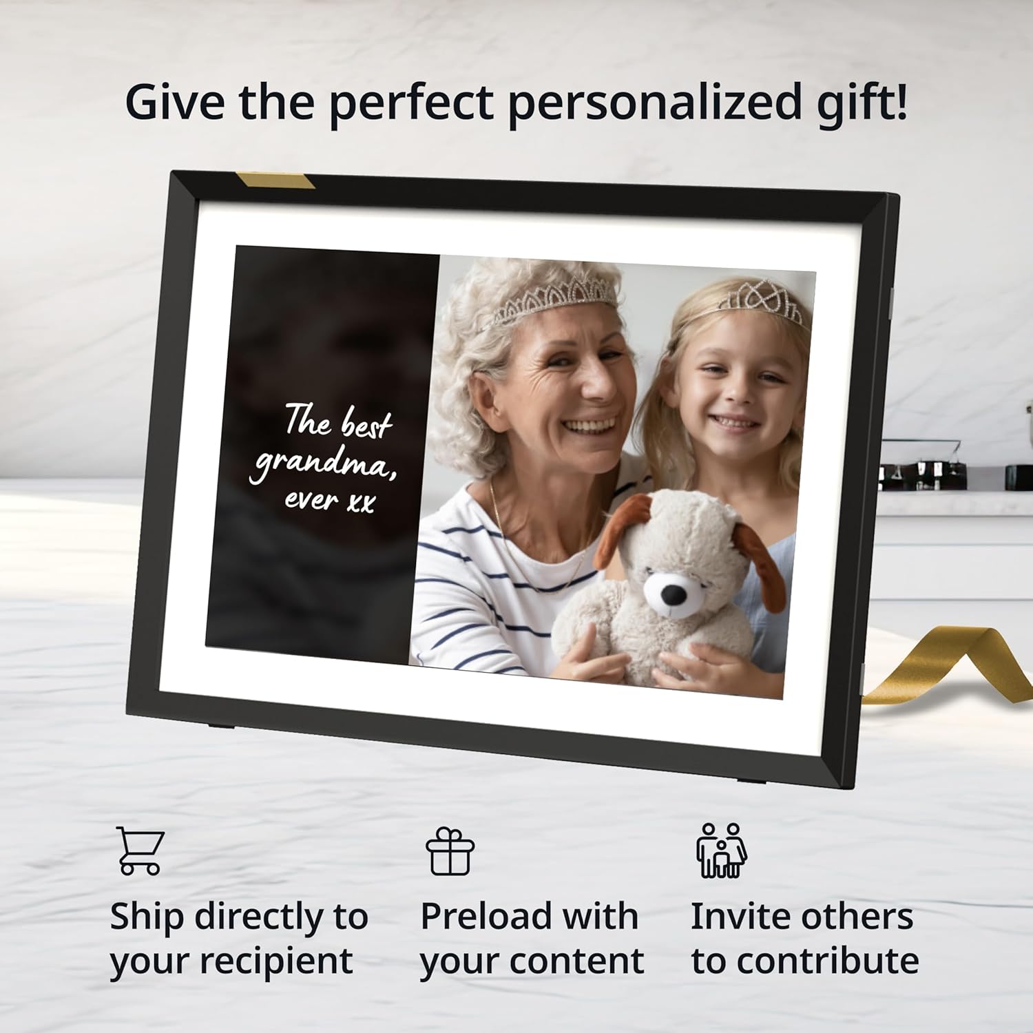 Thumbnail 5 de Nixplay 10.1" HD Digital Picture Frame with Wi‑Fi, Auto‑Rotation, and Email/App Sharing