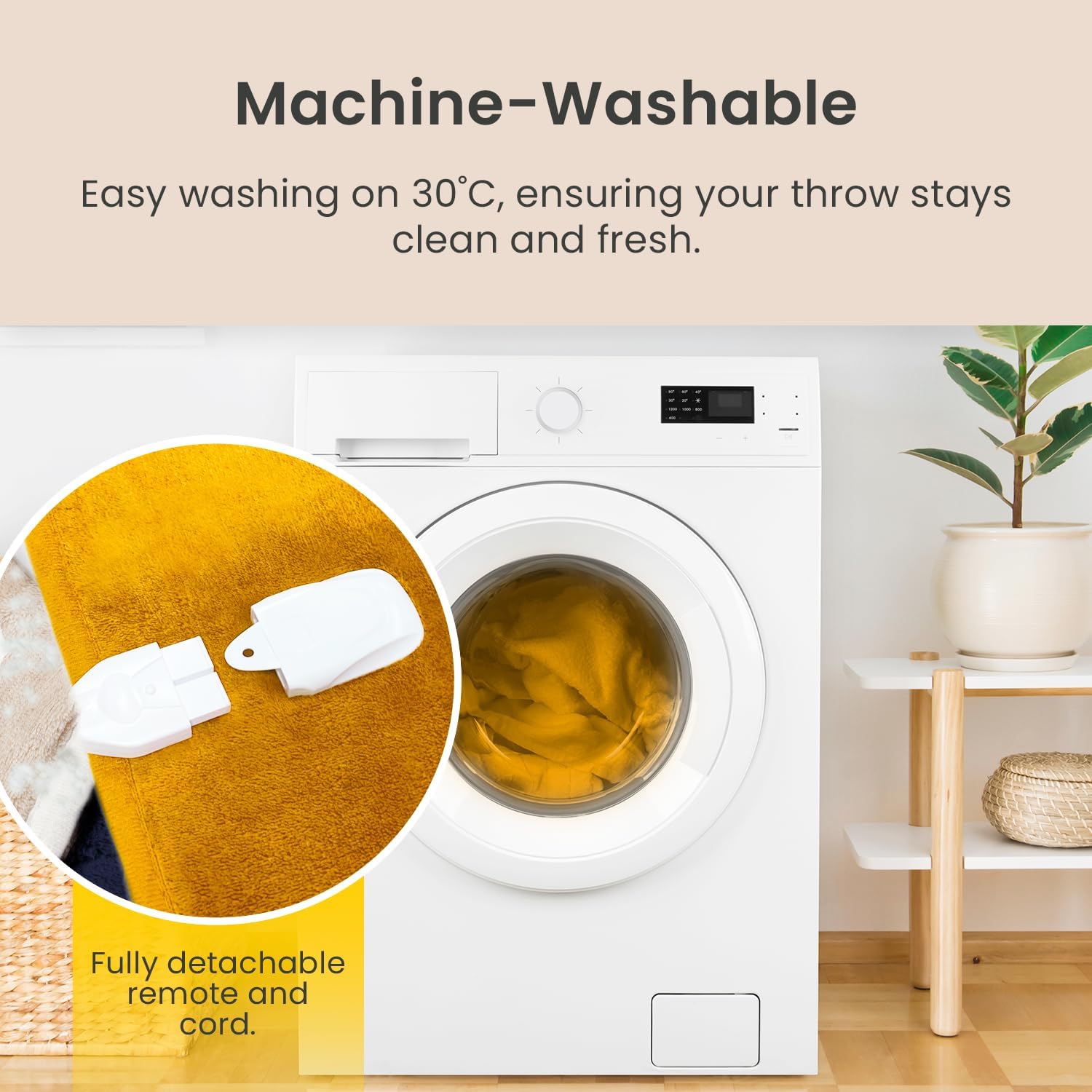 Thumbnail 6 de Cosi Home Luxury Heated Throw 10-settings
