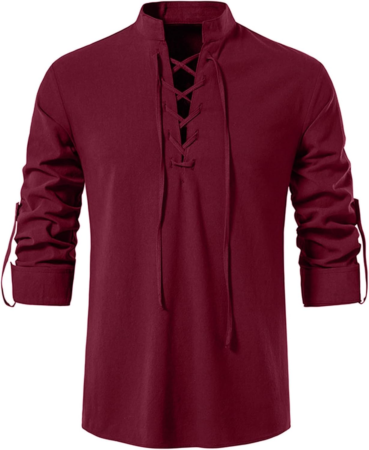 Thumbnail 2 de Rodawu Viking Henley shirt blue long sleeve ⛨