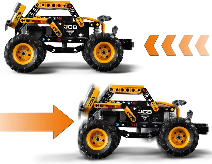 Thumbnail 3 de LEGO Technic Monster Jam DIGatron 42199 – Rückziehmotor, 218 Teile, Motorik-Action auf Rädern
