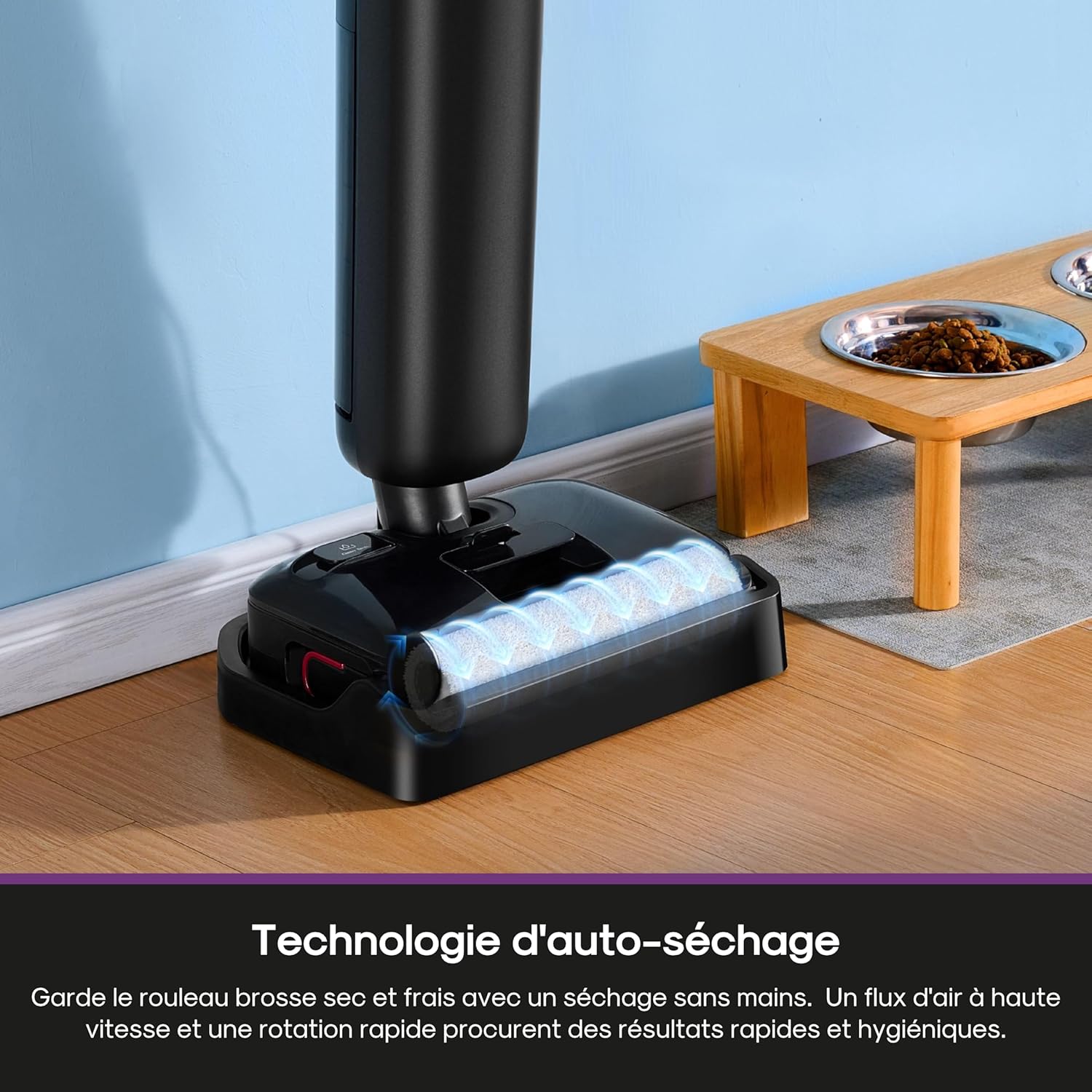 Thumbnail 4 de EUREKA FloorShine 460 : aspirateur laveur inclinable à 180° pour nettoyer sous les meubles