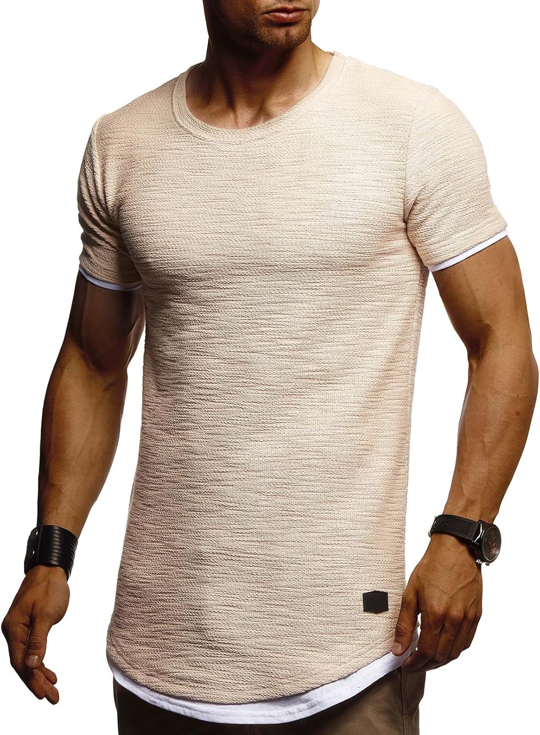 Thumbnail 6 de Leif Nelson T-Shirt Hommes – Élégance décontractée et qualité sobre