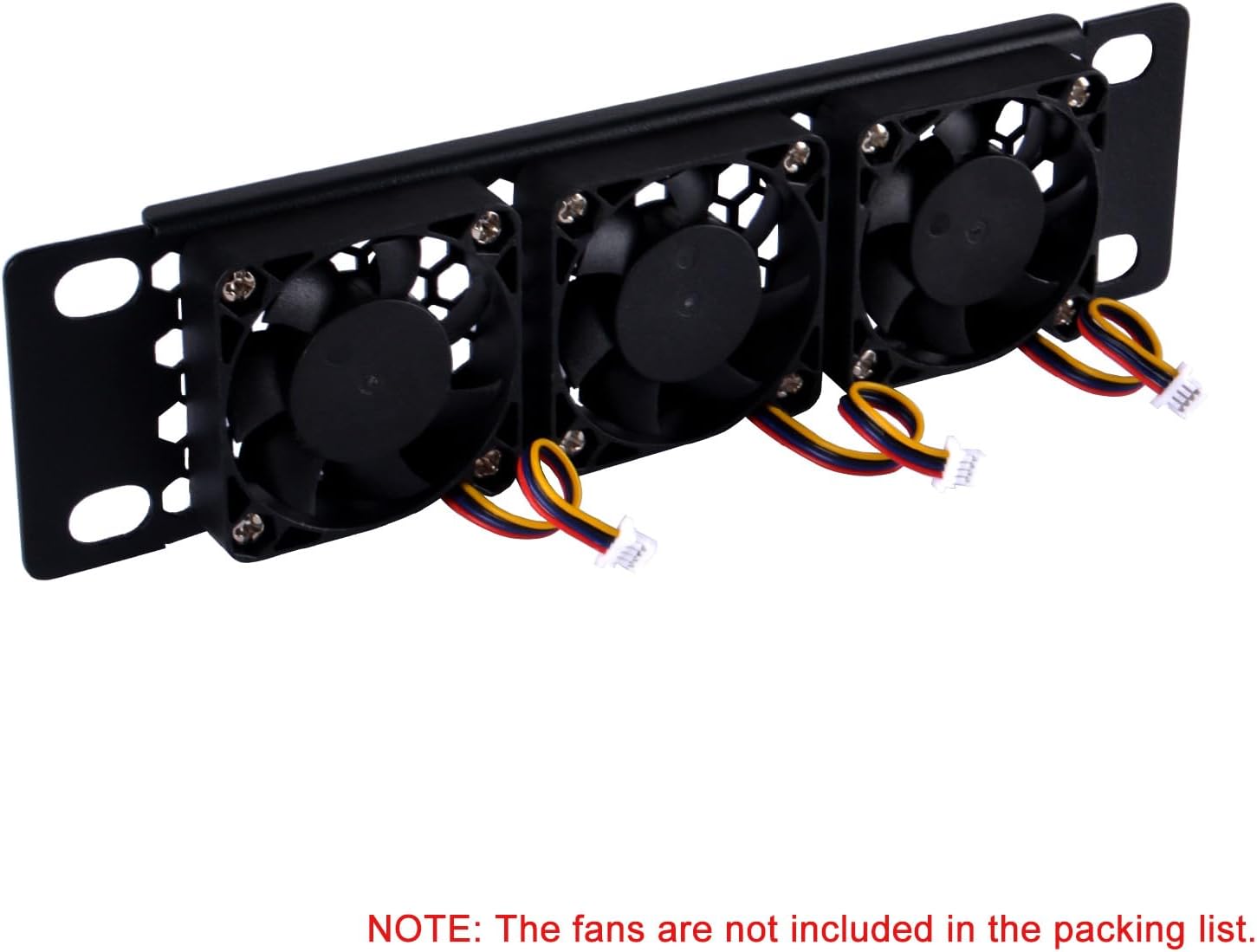 Thumbnail 3 de GeeekPi 7 inch 1U Vented Blank Panel for DeskPi RackMate TT Network Cabinet, Black