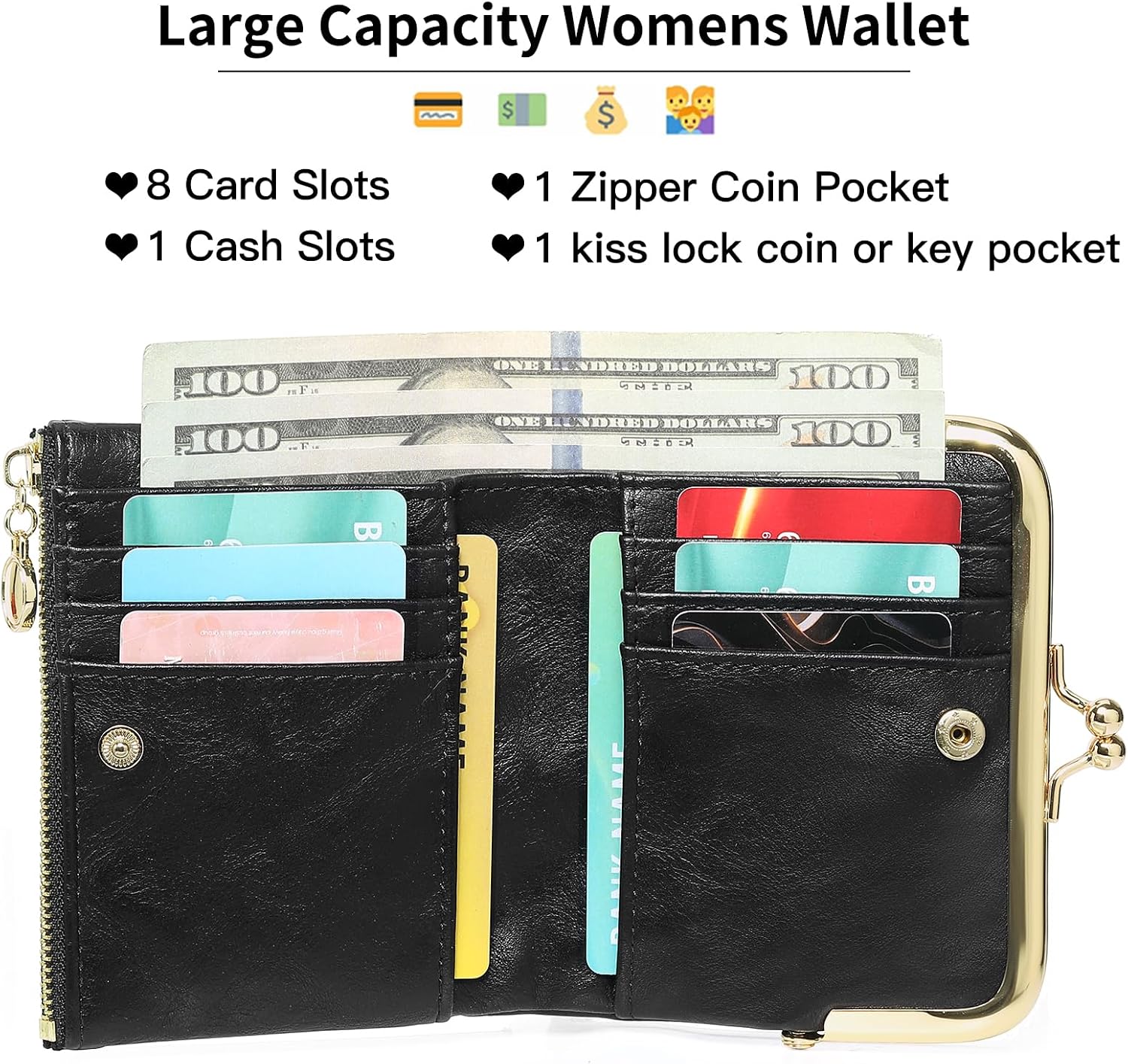 Thumbnail 1 de FALAN MULE RFID wallet purse, 12 cm