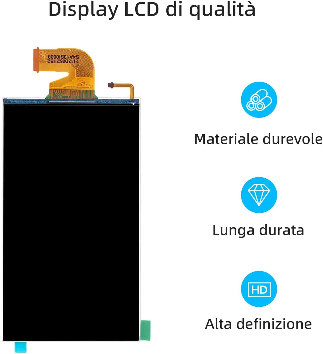 Detalle de Wigearss Schermo LCD di Ricambio per Nintendo Switch – TFT di qualità premium