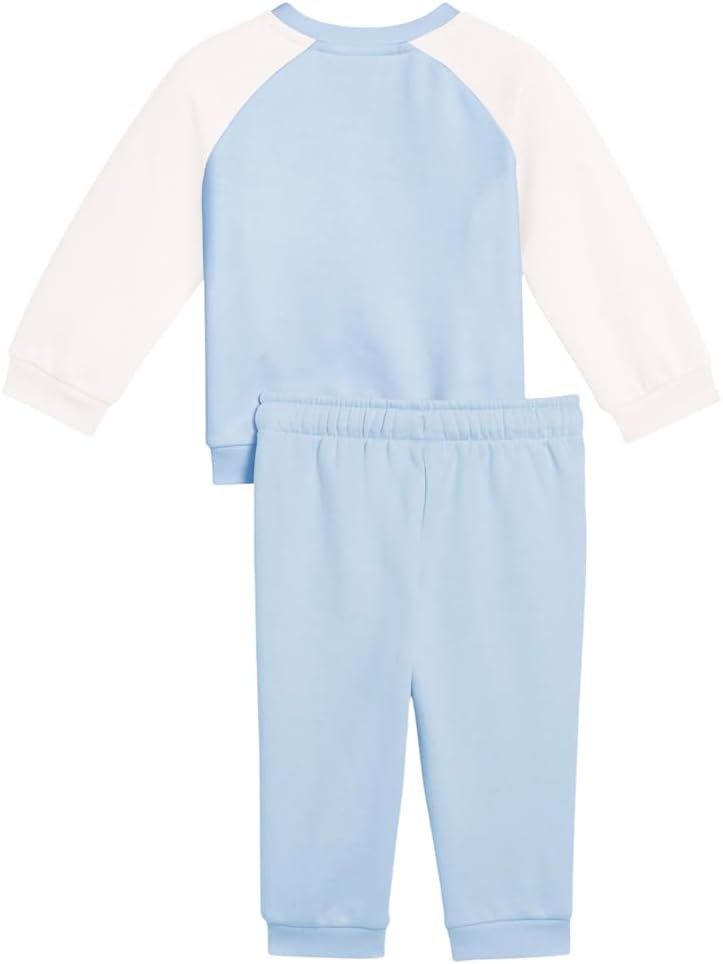 Detalle de PUMA Minicats ESS Raglan Crew Set für Baby – Fl INF, gestrickte Anzüge