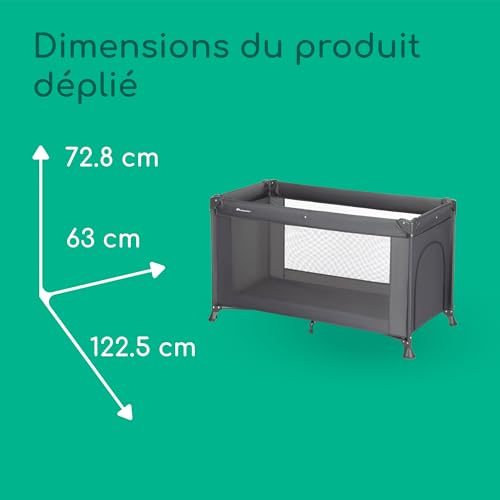 Thumbnail 6 de Bebeconfort Sweet Dreams — Lit parapluie bébé 0–3 ans (0–15 kg), Grand Matelas, Ouverture Latérale, Design Pliable