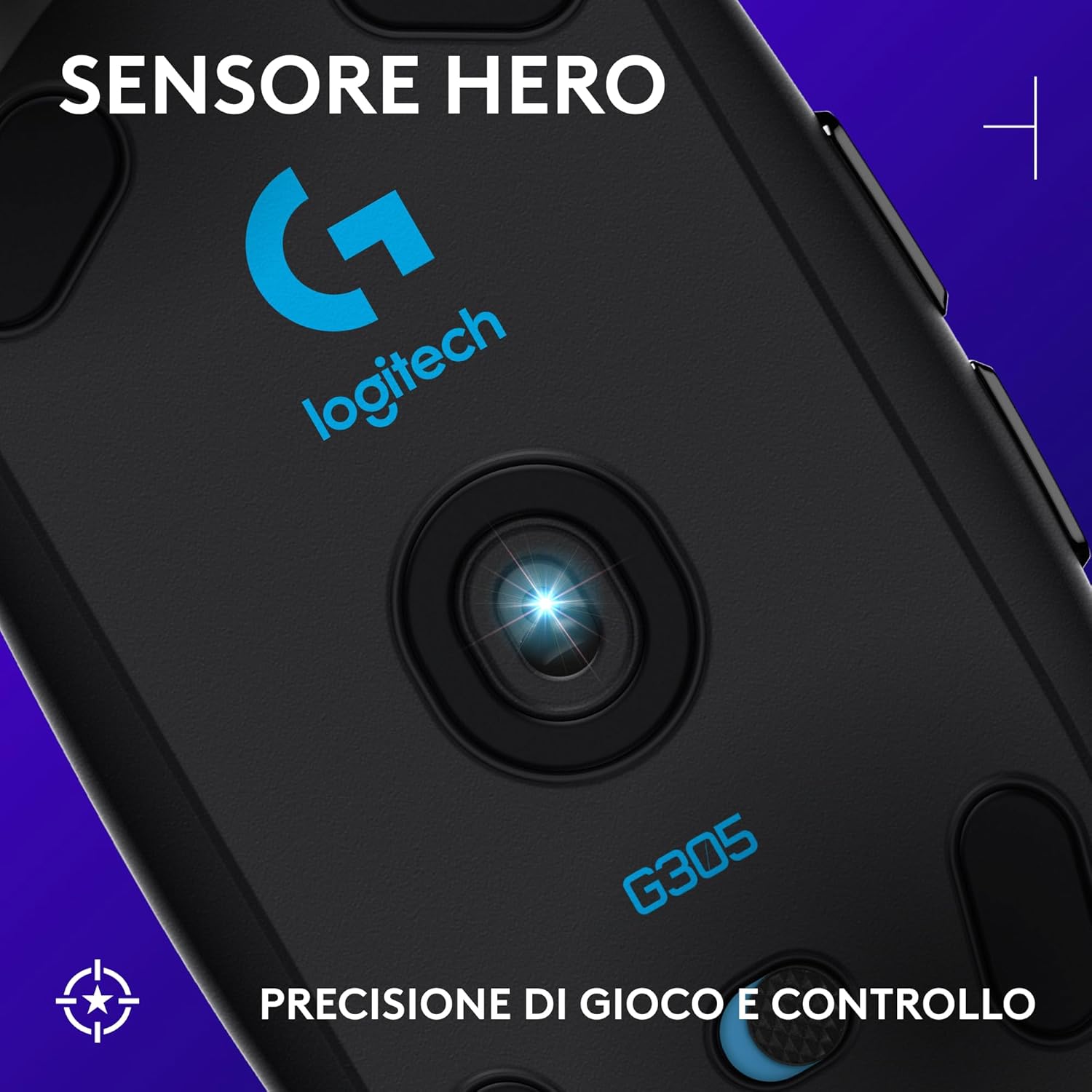 Detalle 2 de Logitech G305 Mouse gaming 250 ore 🖱