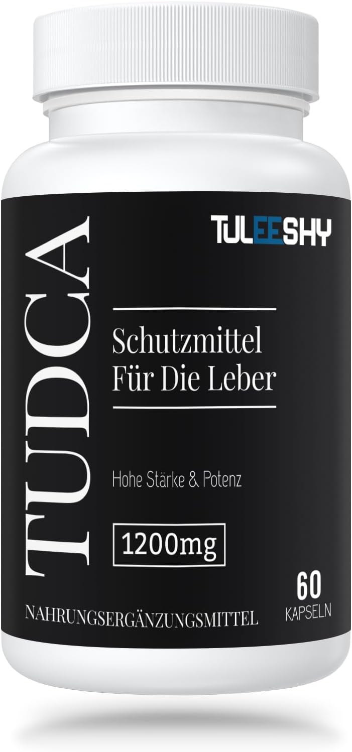 Detalle de TUDCA Kapseln (1200 mg pro Portion, 60 Kapseln) – hochdosierte Tauroursodesoxycholsäure, glutenfrei