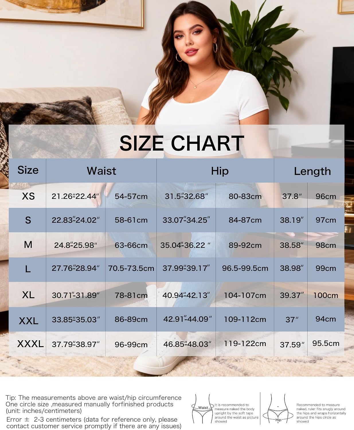 Thumbnail 5 de LaiEr Leggings Skinny V haute avec imprimé faux denim