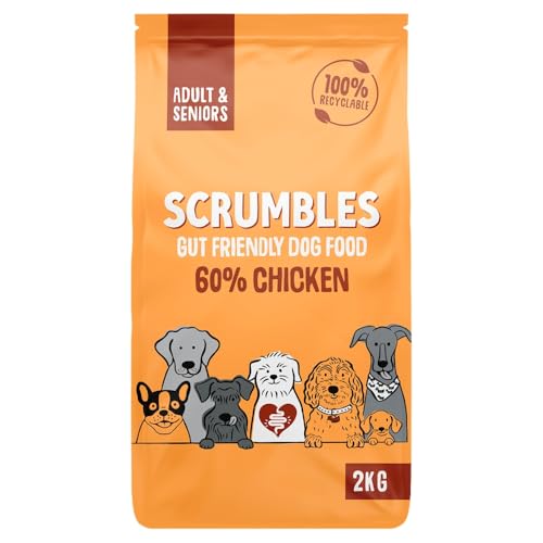 Imagen de Scrumbles Dry Dog Food with Fresh Chicken, 2 kg – A Practical, Hypoallergenic Daily Meal en OfertitasTOP