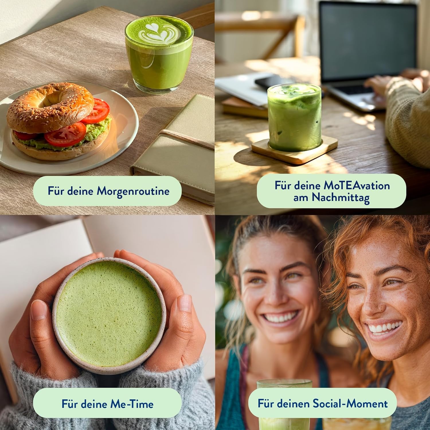 Detalle de Meßmer BIO Matcha (Ceremonial Qualität aus Japan) – fein vermahlenes Grünteepulver, 30 g Dose