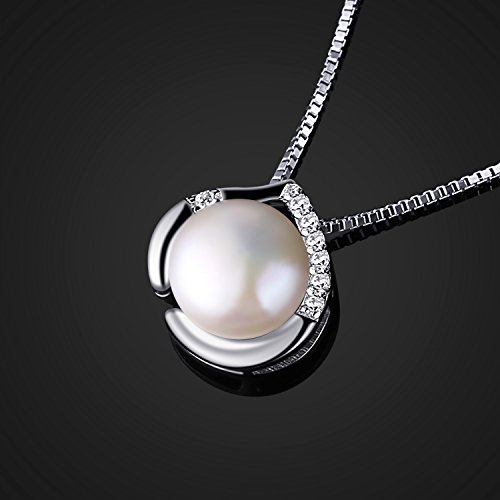 Thumbnail 7 de B.Catcher Collar de Perlas de Agua Dulce en Plata de Ley 925, 8 mm, 45 cm