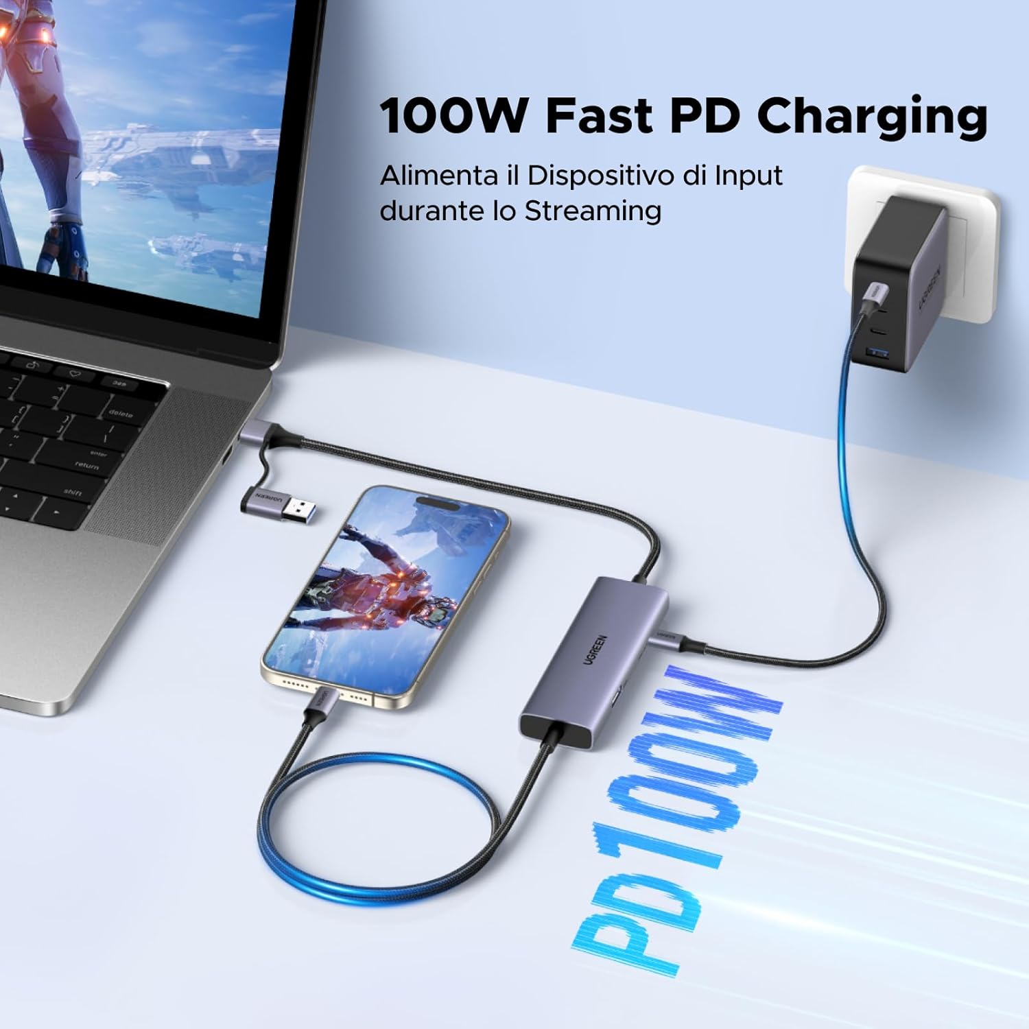 Thumbnail 5 de UGREEN Scheda acquisizione video USB-C 4K 30Hz
