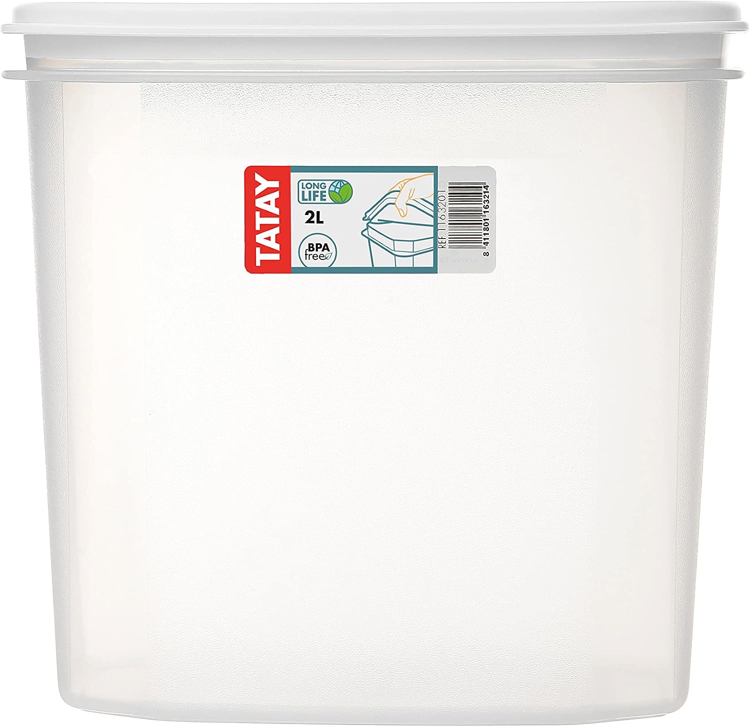 Detalle 2 de TATAY Boite Alimentaire 2L avec couvercle à pression ⚙