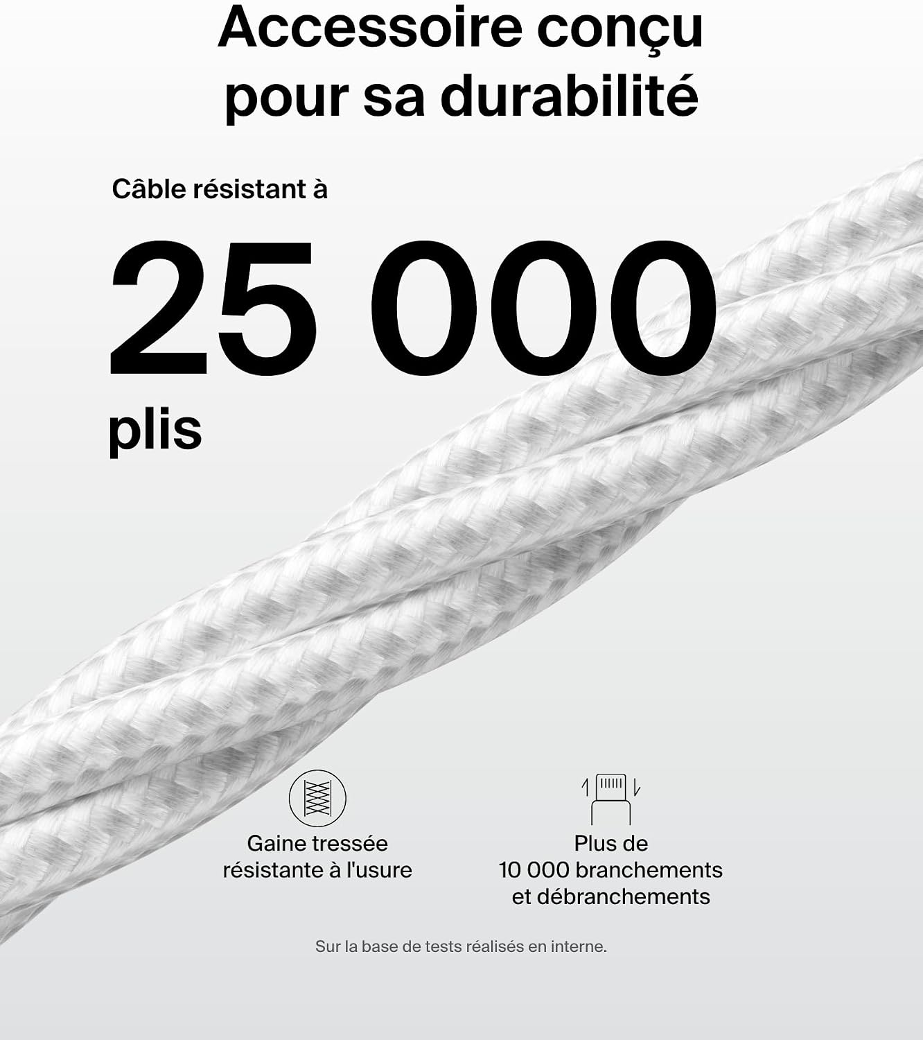 Thumbnail 2 de Belkin Pack 2 câbles USB-A vers USB-C 1,5 m
