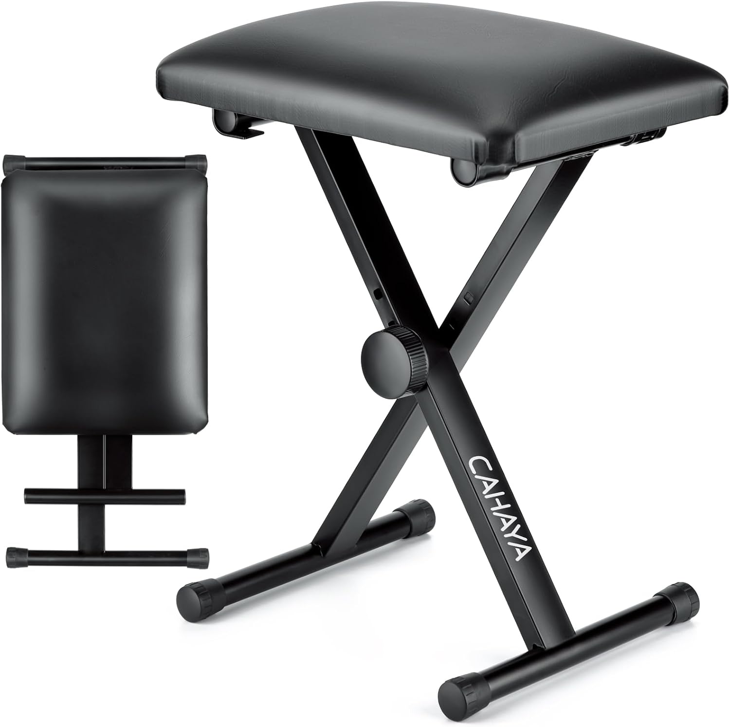 Detalle de CAHAYA US-CKC0257 X-Style Adjustable Keyboard Bench with Padded Seat