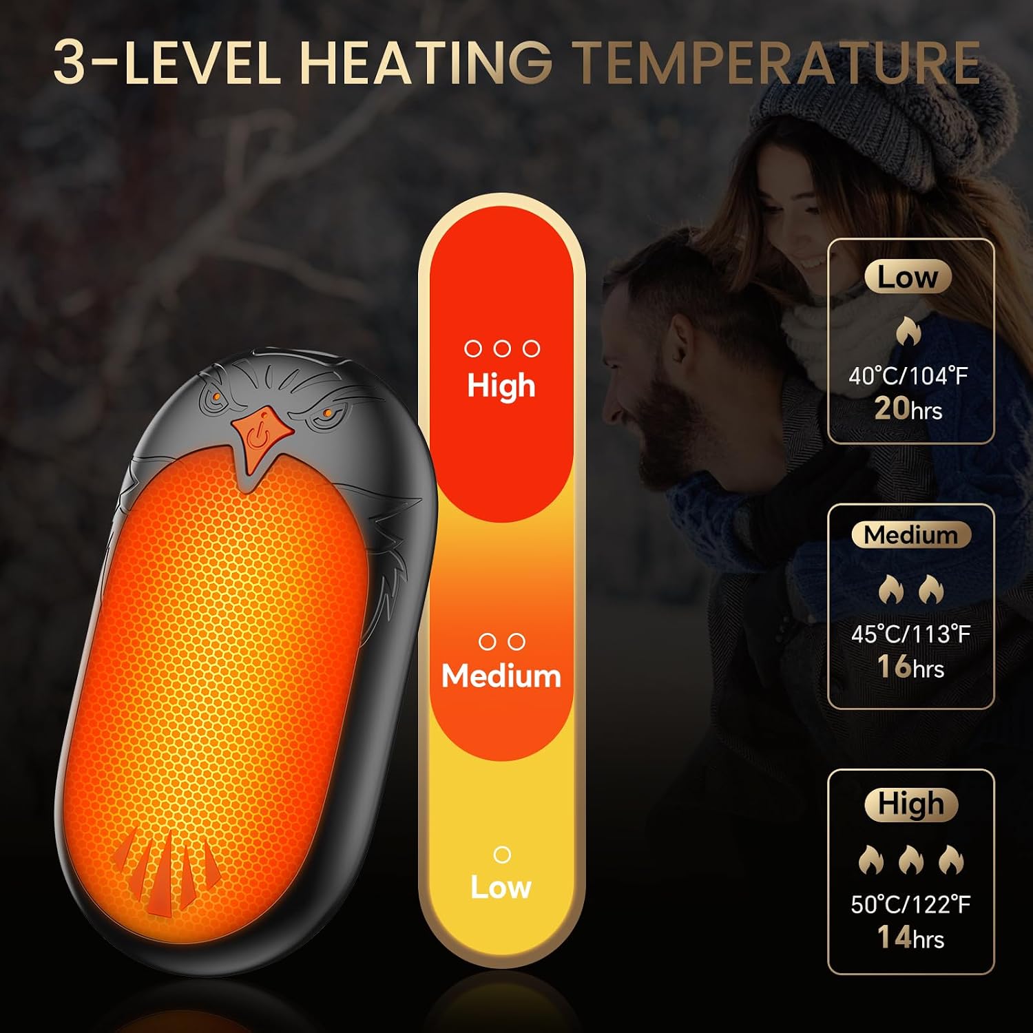 Detalle 1 de Hand Warmers Rechargeable 2 Pack 24 hrs