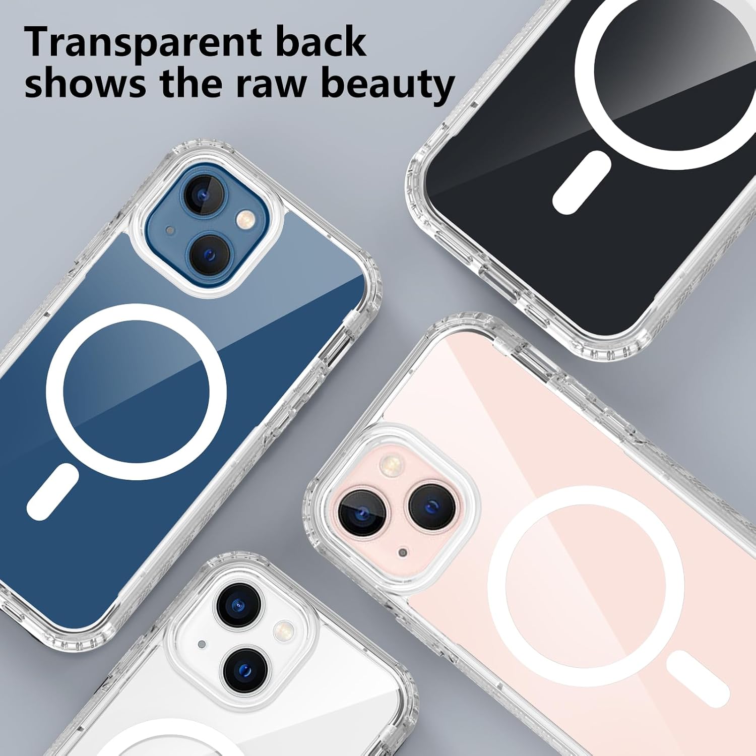 Thumbnail 5 de XTCASE Coque iPhone 13 transparente compatible MagSafe