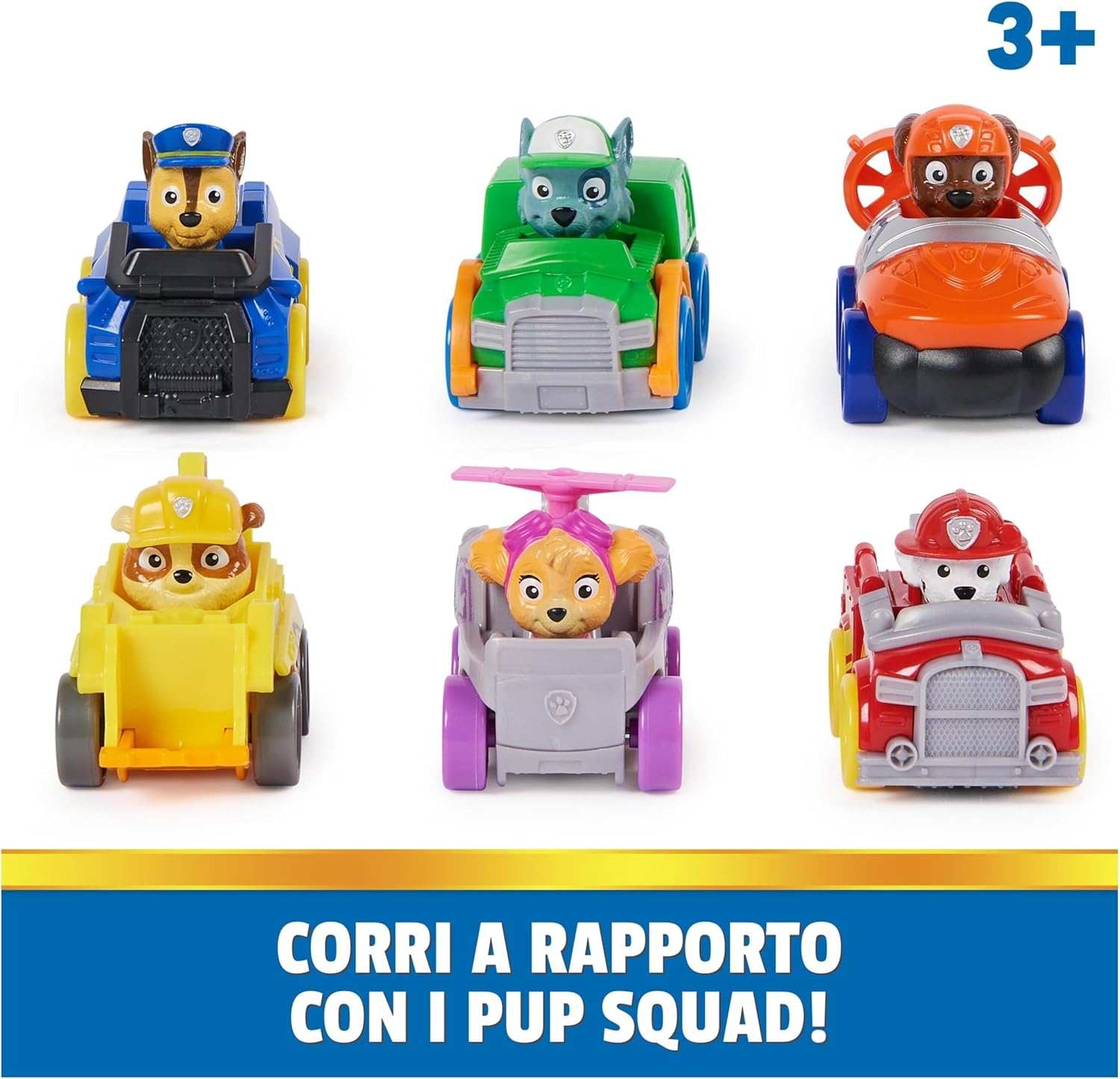 Thumbnail 1 de Paw Patrol Pup Squad Racers: Confezione Regalo con 6 Veicoli – Giochi Paw Patrol per bambini 3+
