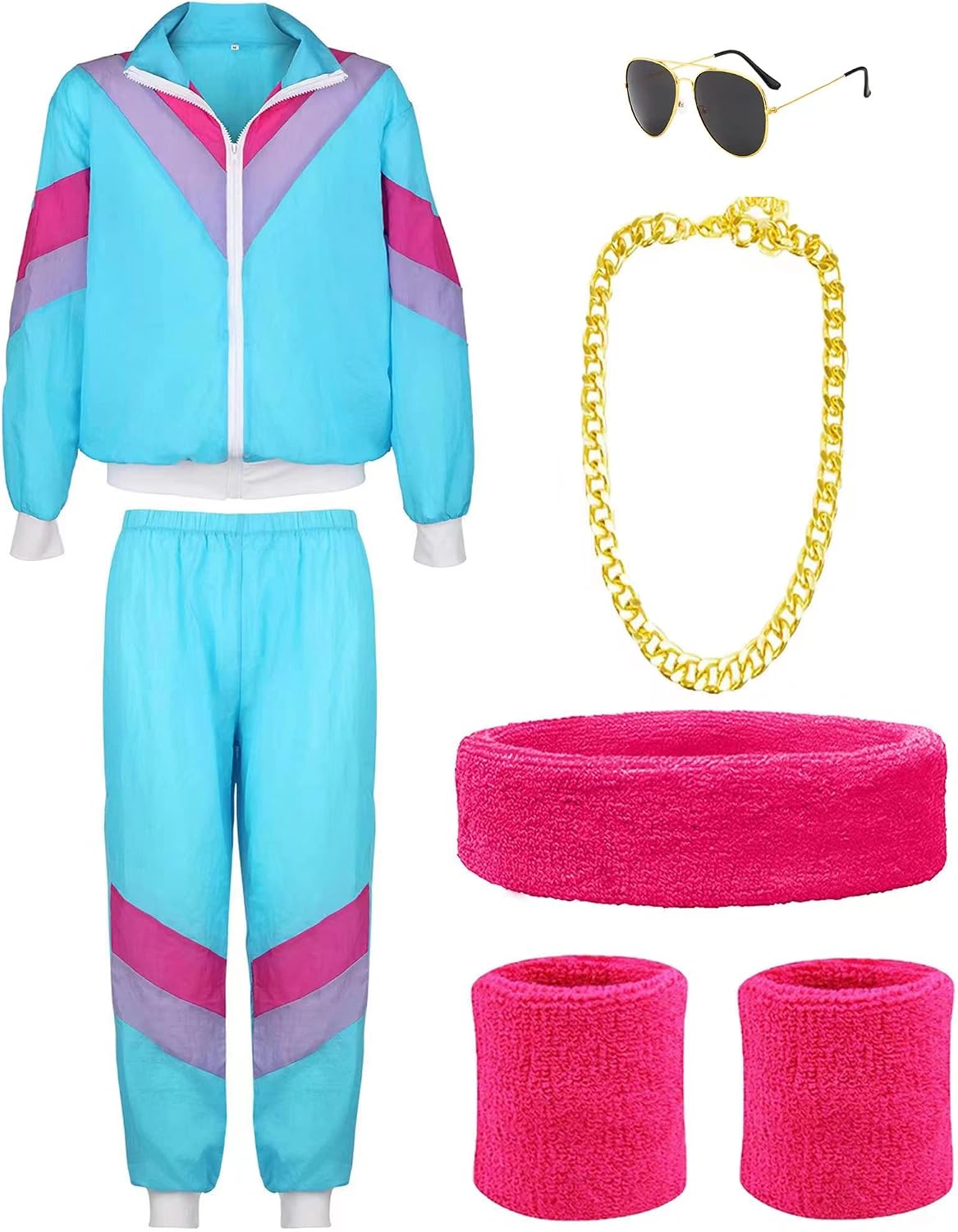 Detalle de 90er/80er Outfit Herren Damen 80er Kleidung