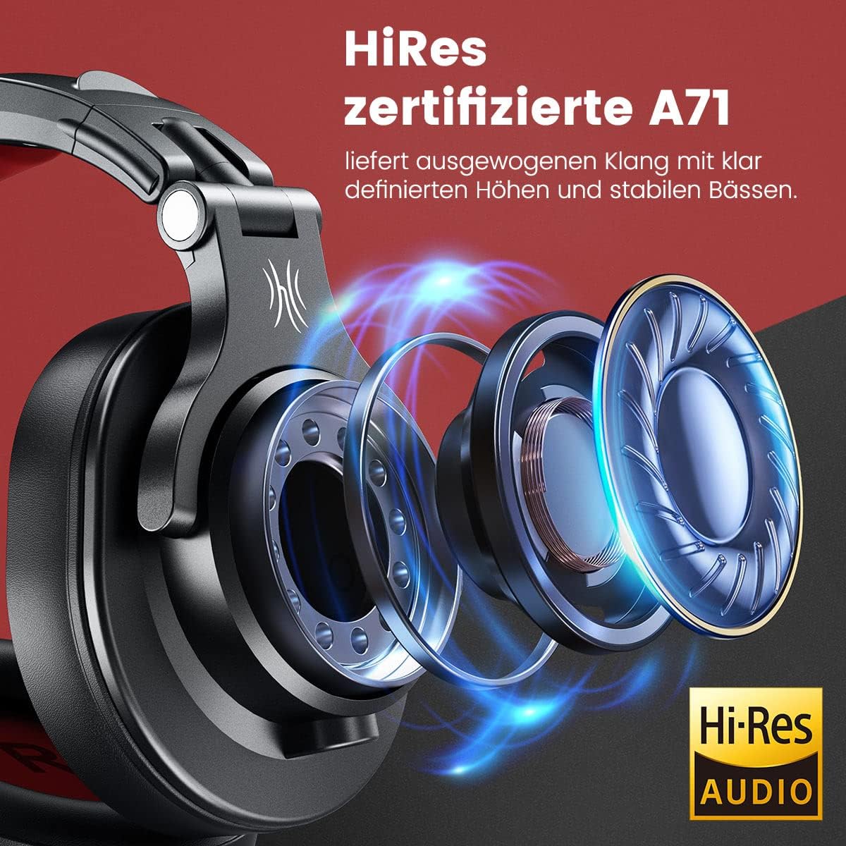Thumbnail 1 de OneOdio Over-Ear DJ-Kopfhörer Professionell