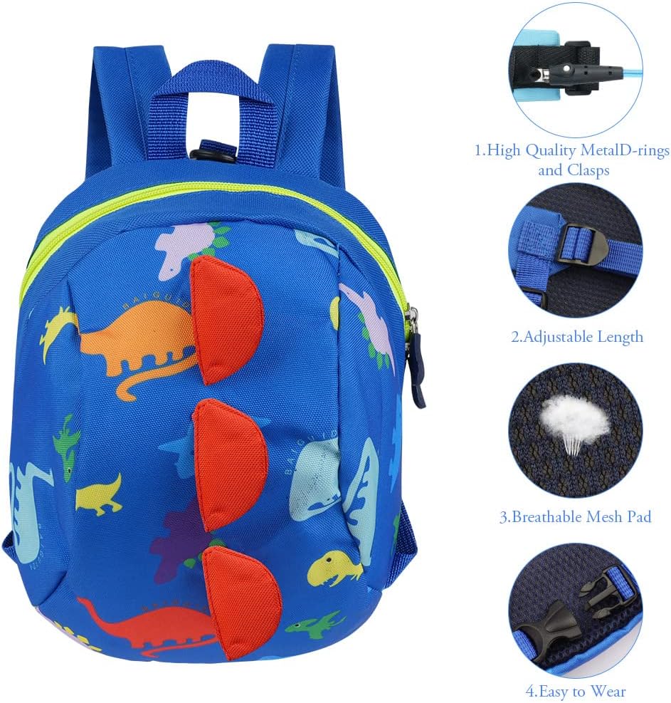 Detalle de AOMIG Baby Reins: Dinosaur Themed Walking Harness and Safety Leash
