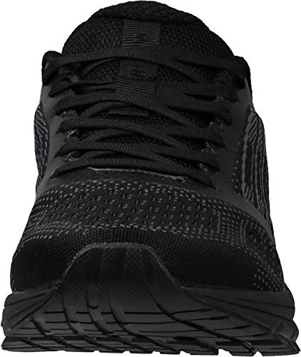 Detalle de WHITIN Laufschuhe Turnschuhe Herren Damen – Ganz Schwarz, Größe 41