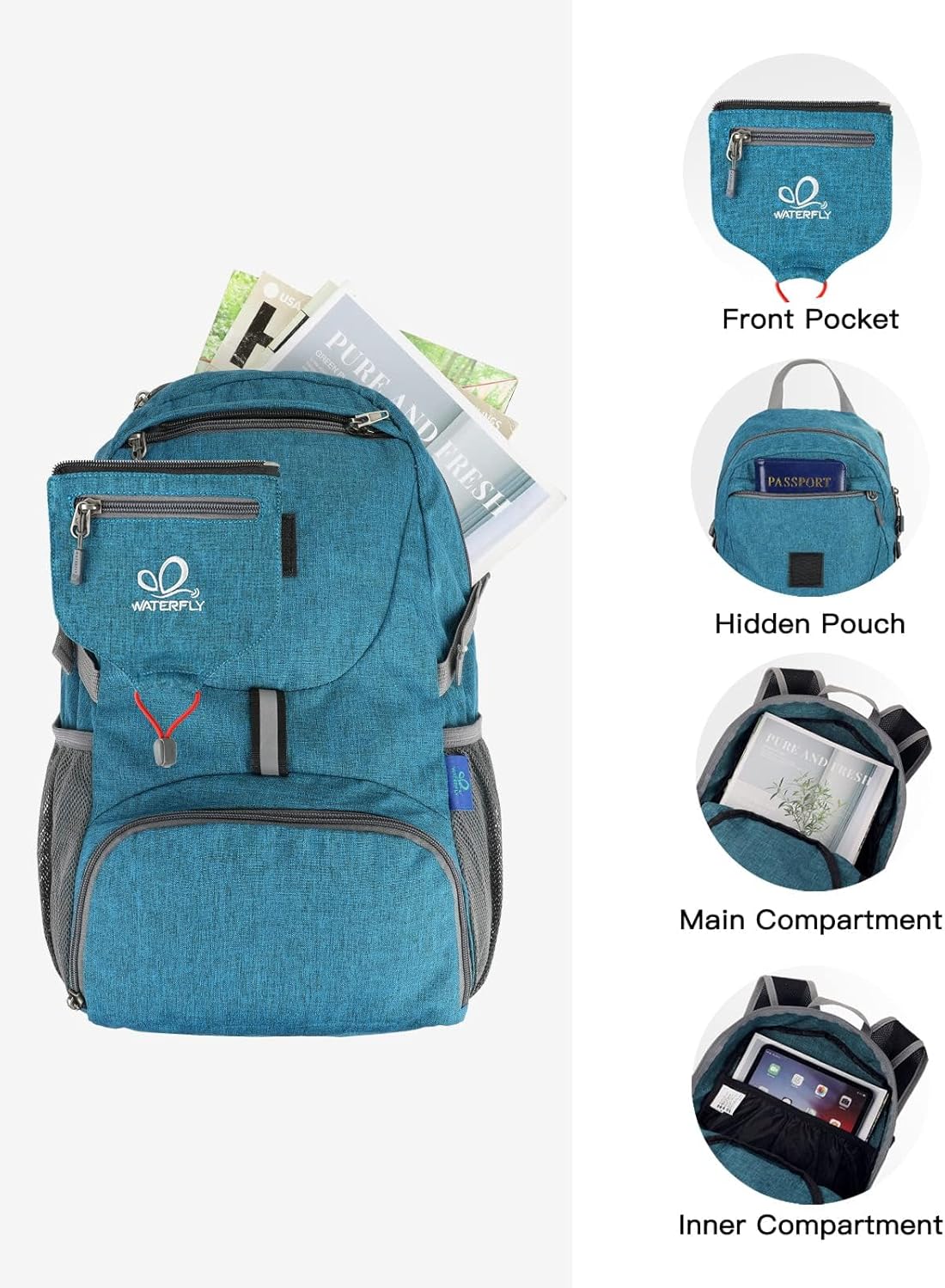 Thumbnail 2 de Waterfly Ultra Lightweight Foldable Backpack 20L