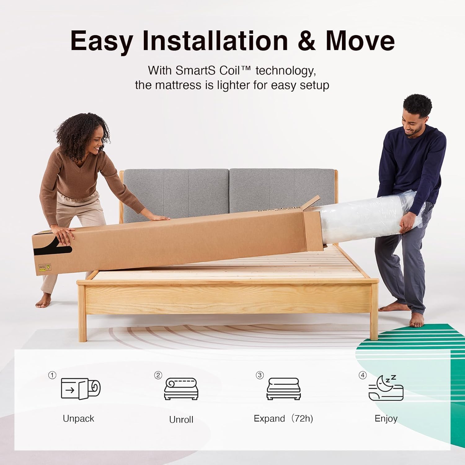 Detalle 2 de Novilla Twin Mattress, 6-Inch