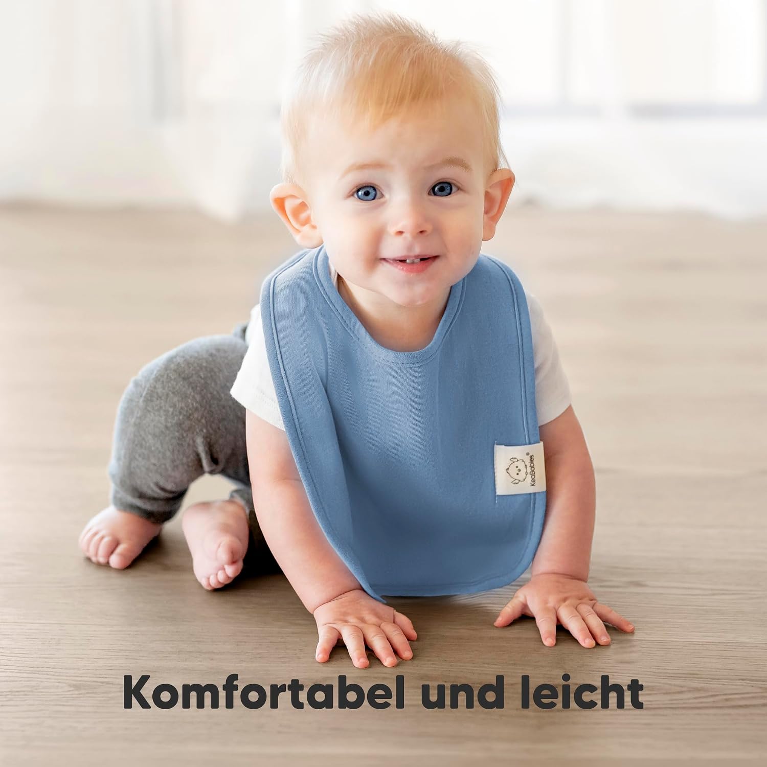 Thumbnail 4 de KeaBabies Coast Bio-Baby-Lätzchen 8-Stück: Unisex, saugfähig, maschinenwaschbar (0–24 Monate)