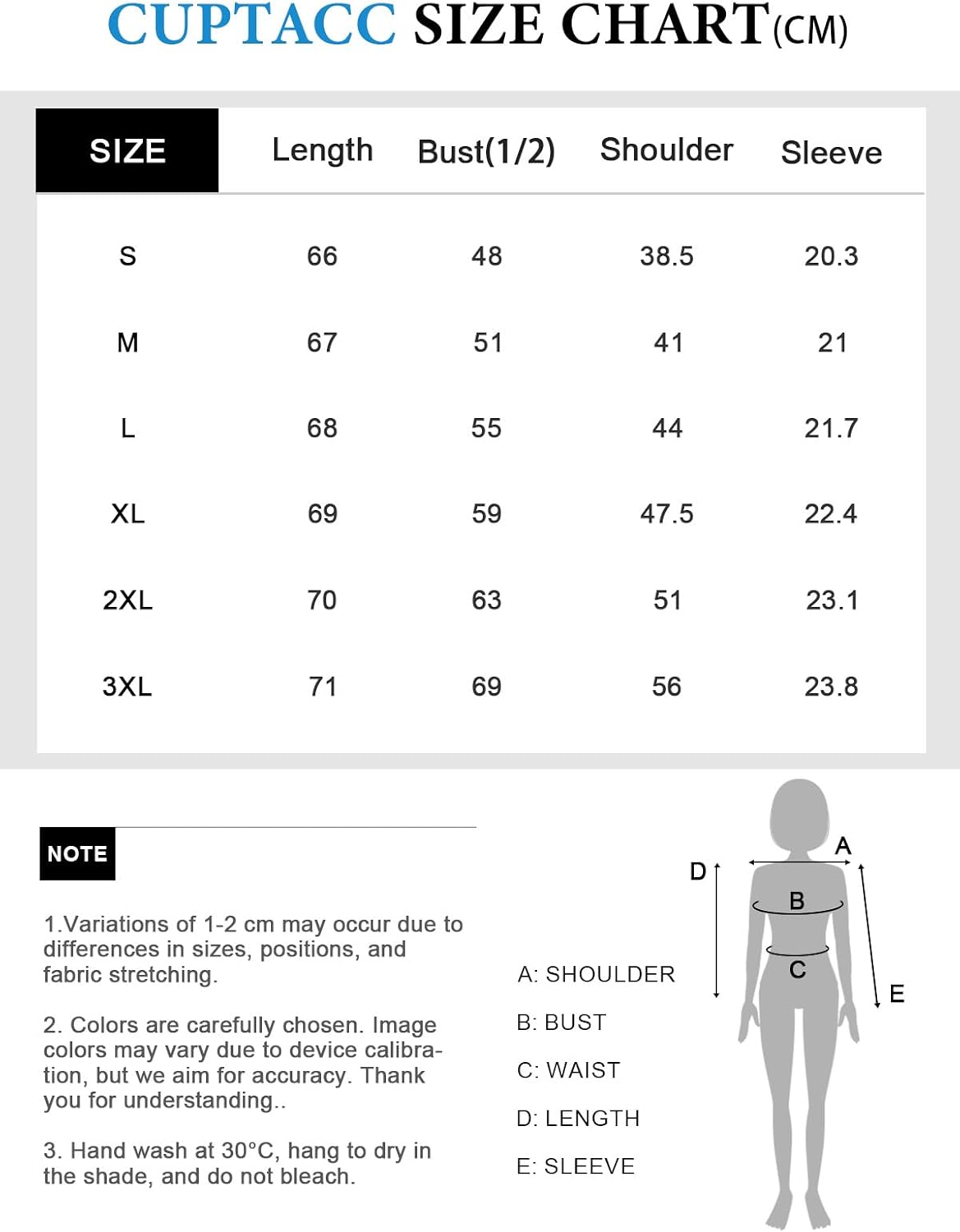 Detalle de Cuptacc Tee Shirt Femme Col V Manches Courtes Ample Léger – Décontracté et Polyvalent