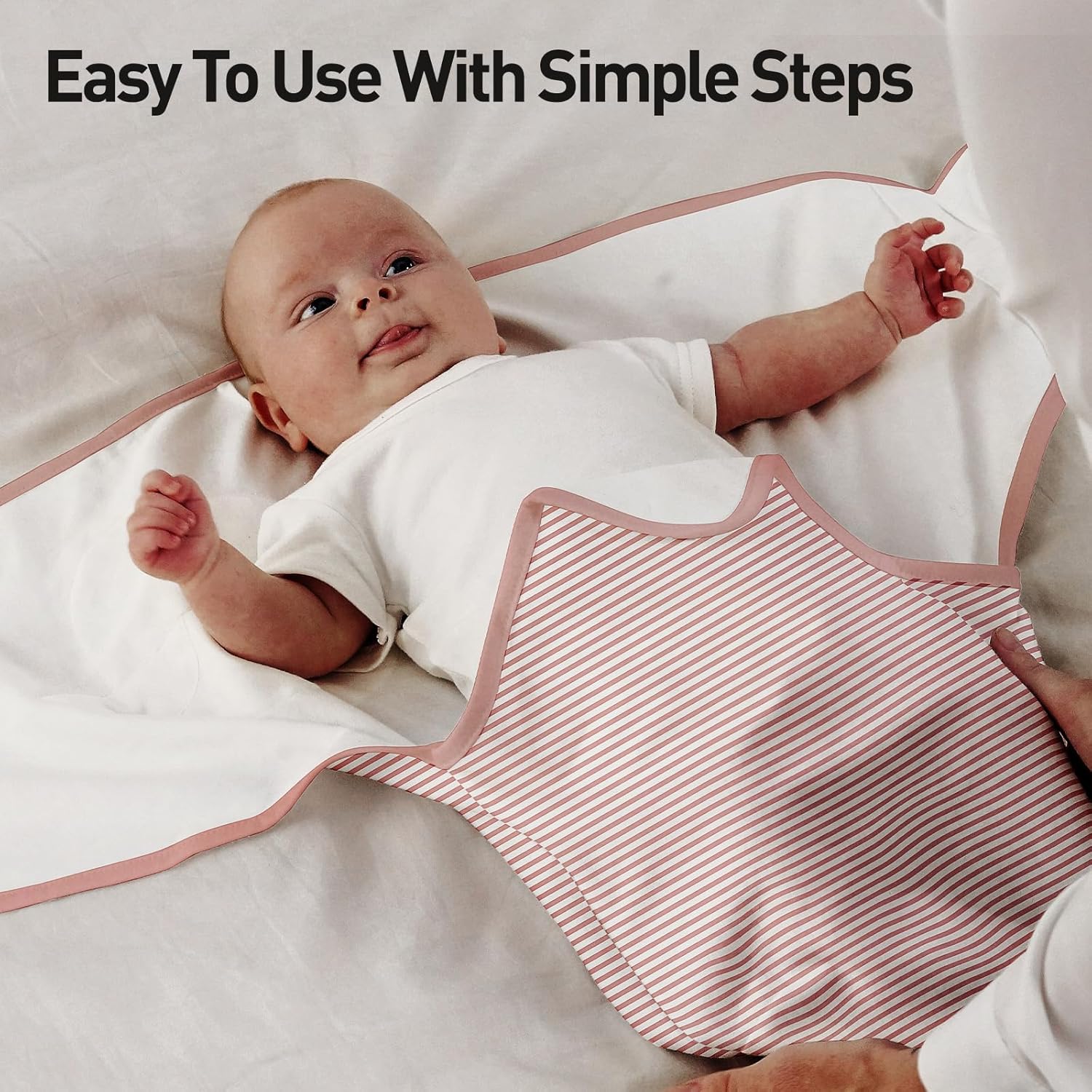 Thumbnail 2 de Baby Swaddle Blanket Wraps 2 Pack 0-3 Months