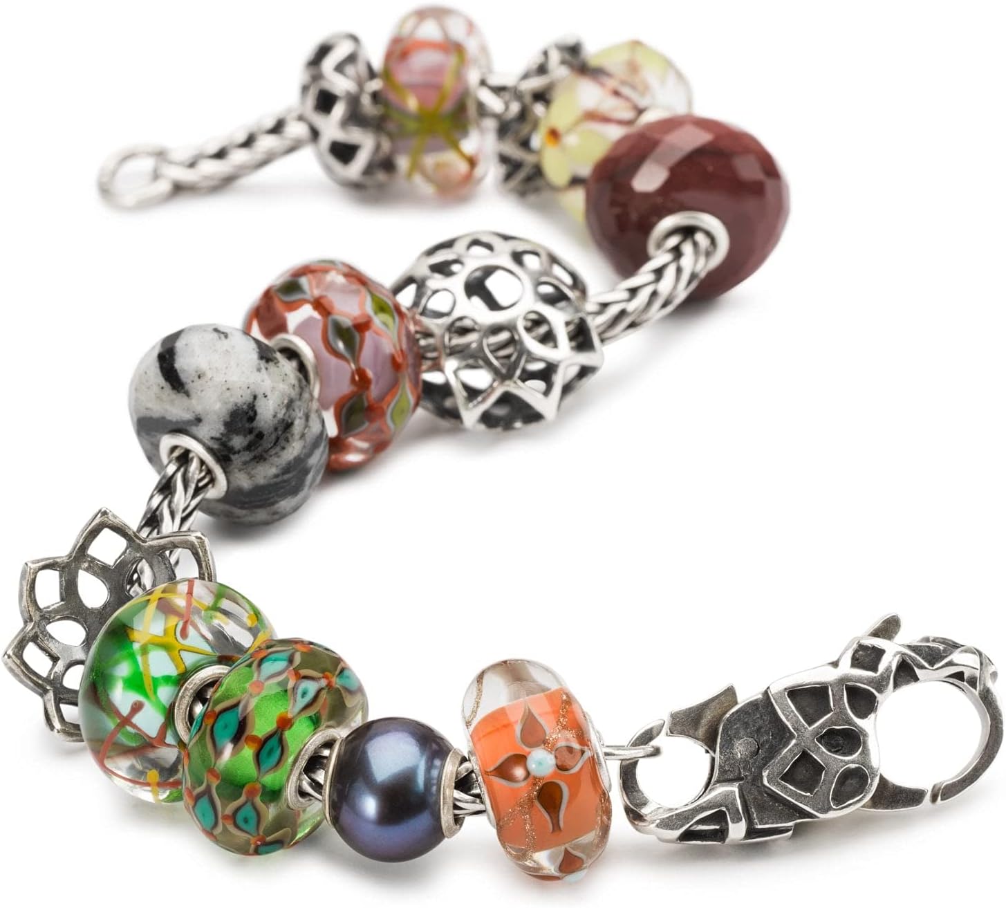 Detalle de Trollbeads Rasen grün TGLBE-20134