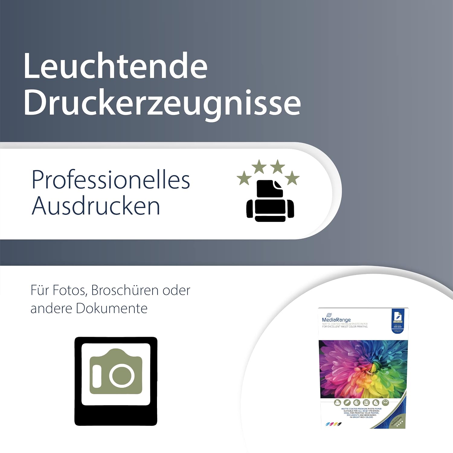 Thumbnail 2 de Papier Photo Mat A4 130 g/m² (mat) — format A4 pour impressions nettes