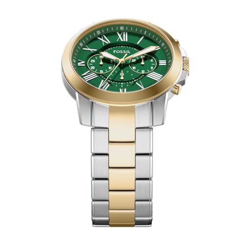 Thumbnail 3 de Fossil FS6131: Reloj de Hombre en Acero Two-Tone con Cronógrafo y Esfera Verde