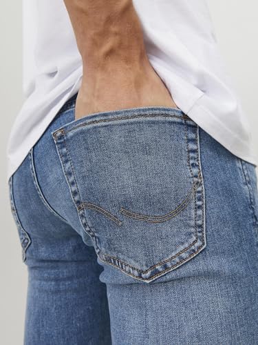 Detalle 2 de JACK & JONES Slim Fit Jeans Jjiglenn Jjoriginal CB 815 Noos – Blue Denim (36x32)