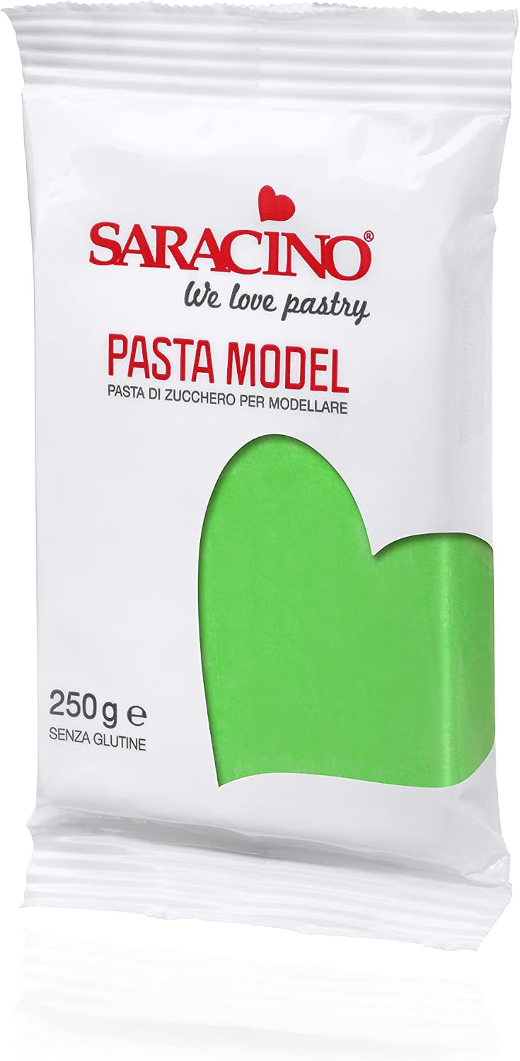 Detalle 2 de Saracino Pasta di Zucchero Model Gialla 250 g senza Glutine — modellaggio delicato e versatile
