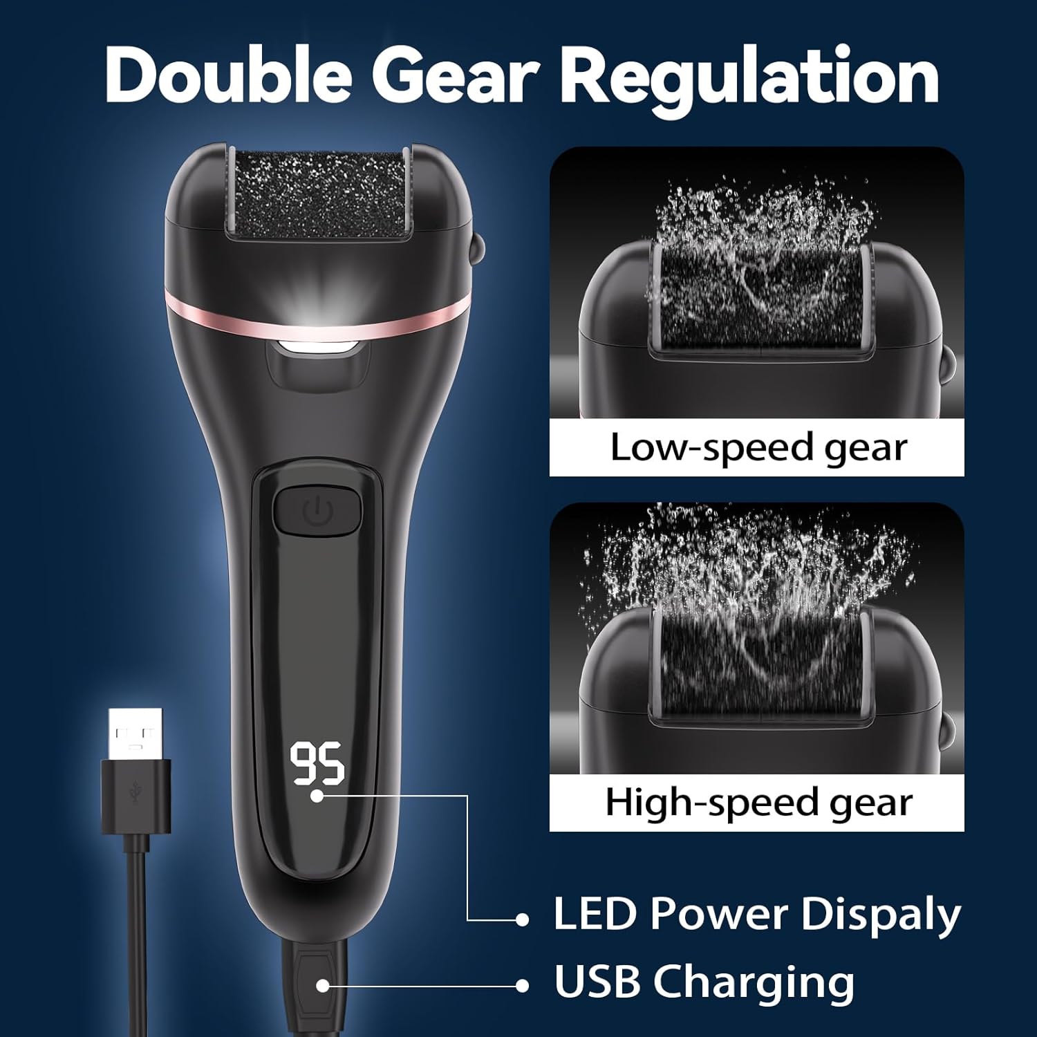 Detalle 2 de Wea&Hea Electric Callus Remover 17 in 1 🦶
