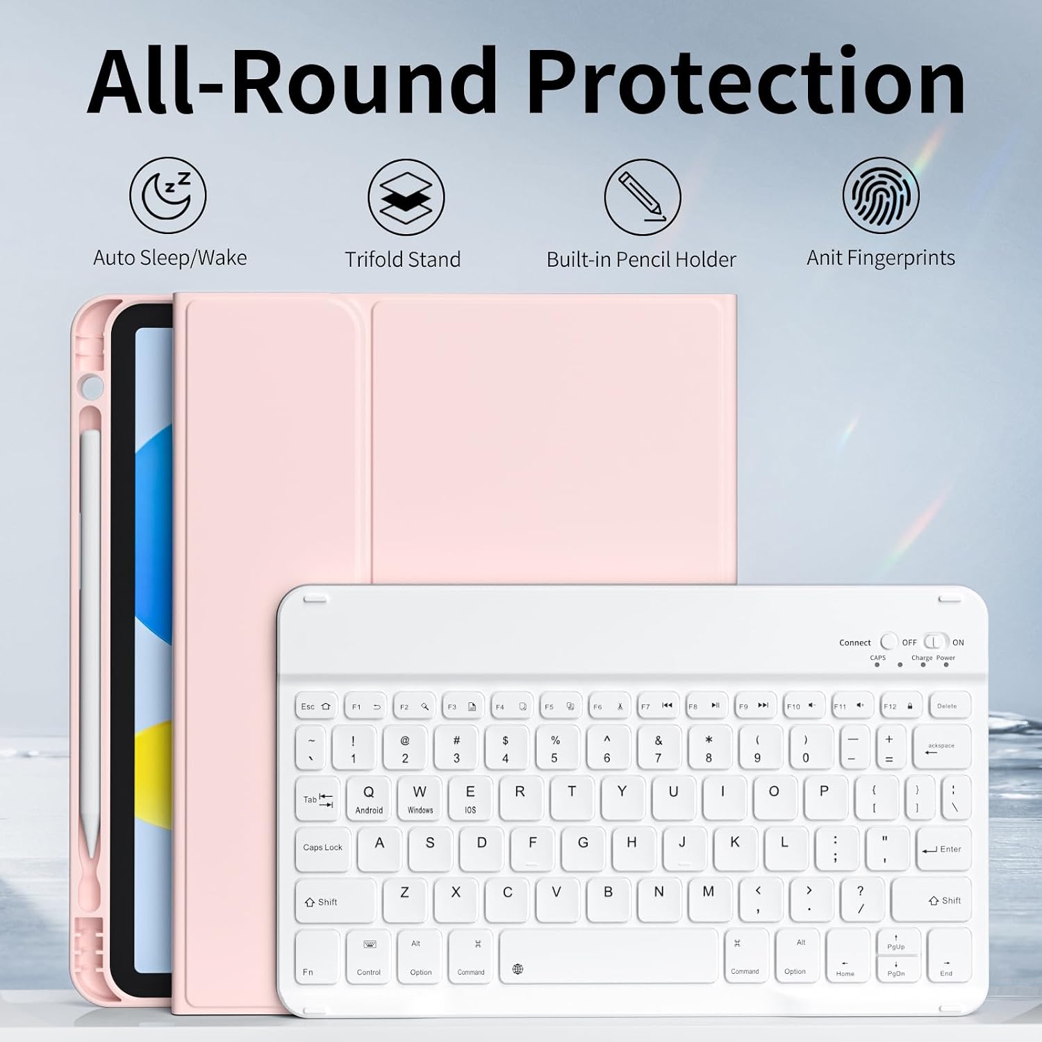 Thumbnail 4 de KVTVOU Keyboard Case for iPad 11th 10.9 Inch