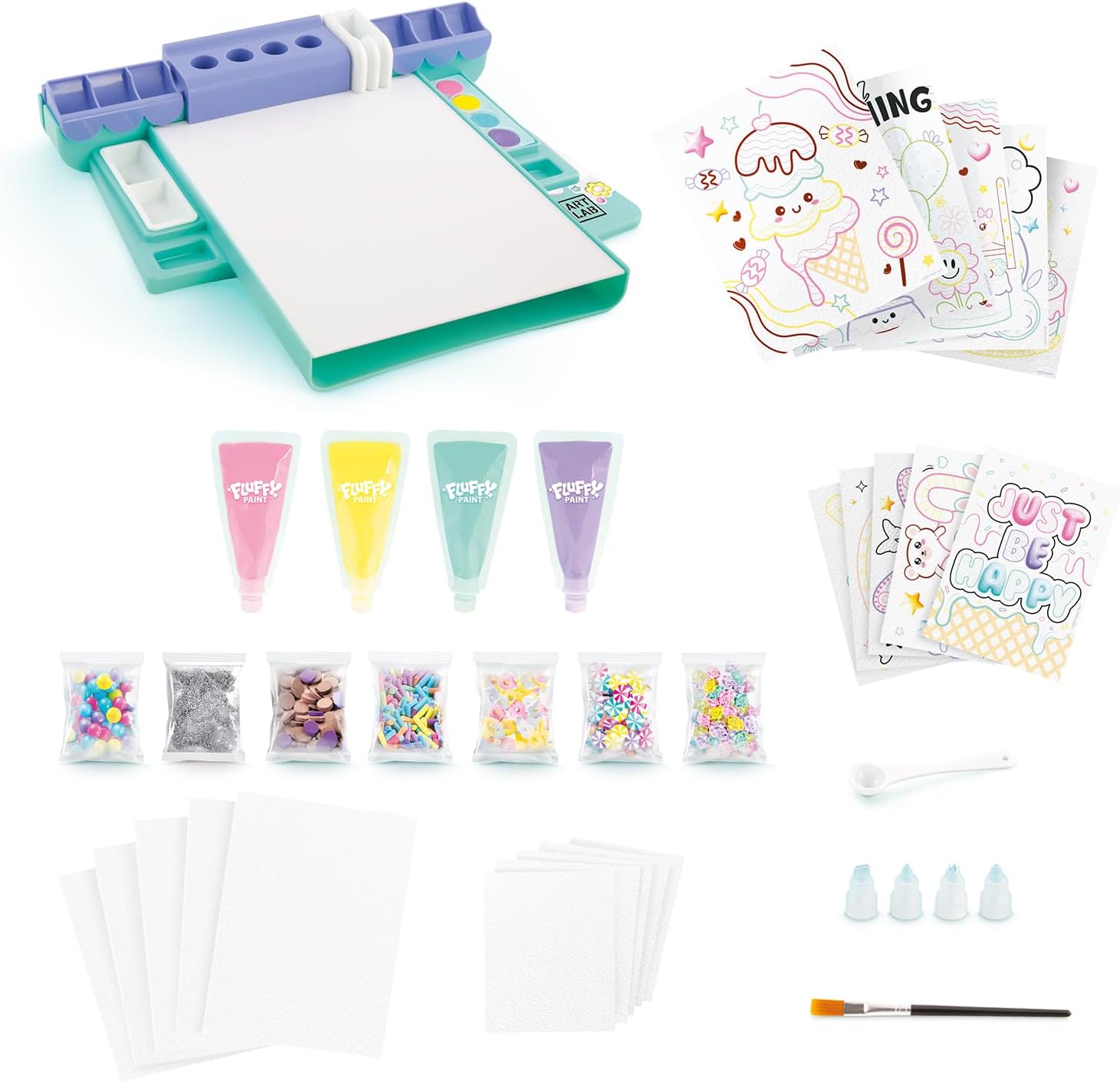 Thumbnail 5 de Canal Toys Art Lab Fluffy Painting Studio – 3D-Malerei-Set für Kinder ab 5 Jahren (bis zu 10 Motive)