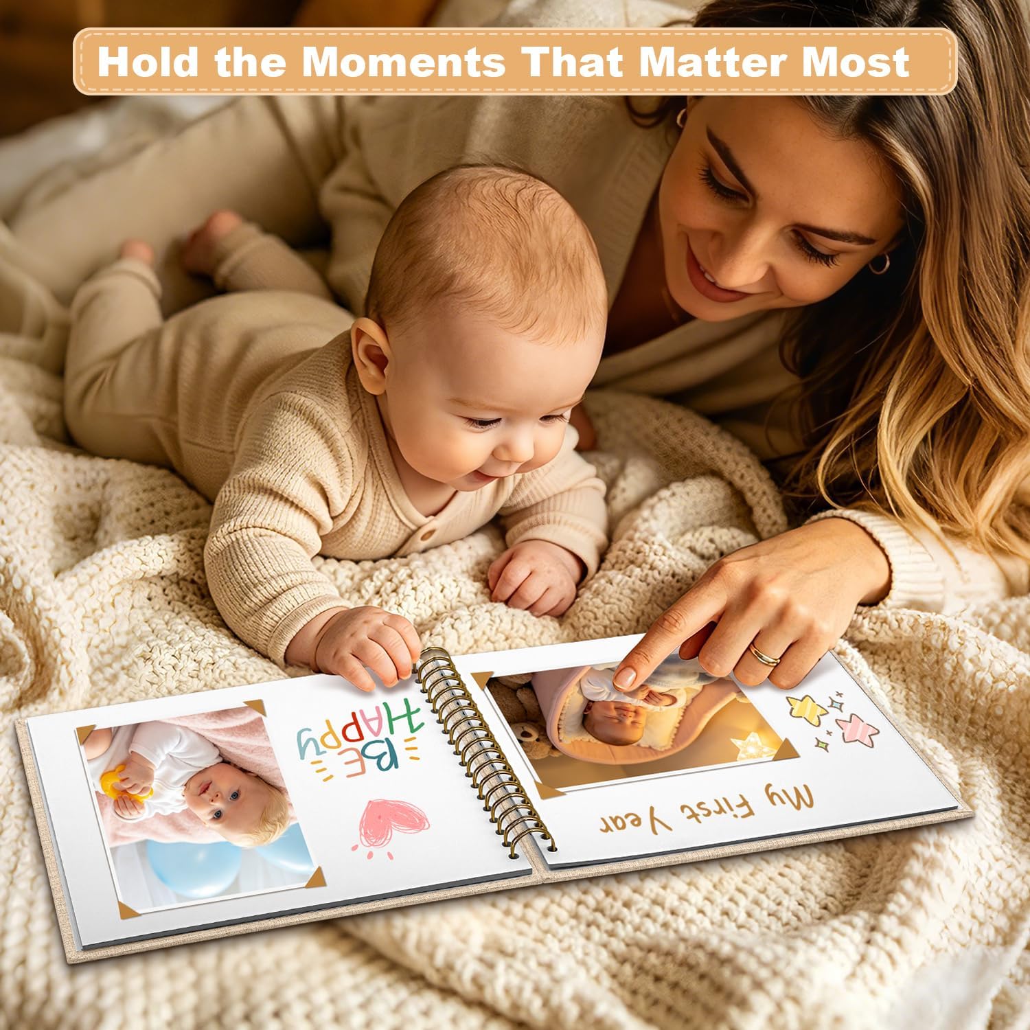 Thumbnail 4 de Scrapbook Photo Album, 8 x 8 Inch