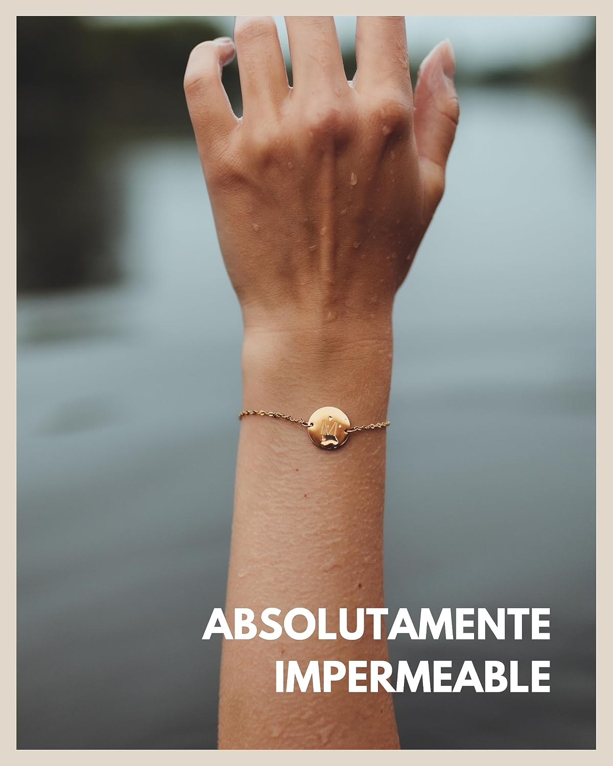 Thumbnail 4 de GD GOOD.designs Pulsera letras bañada en oro 18K